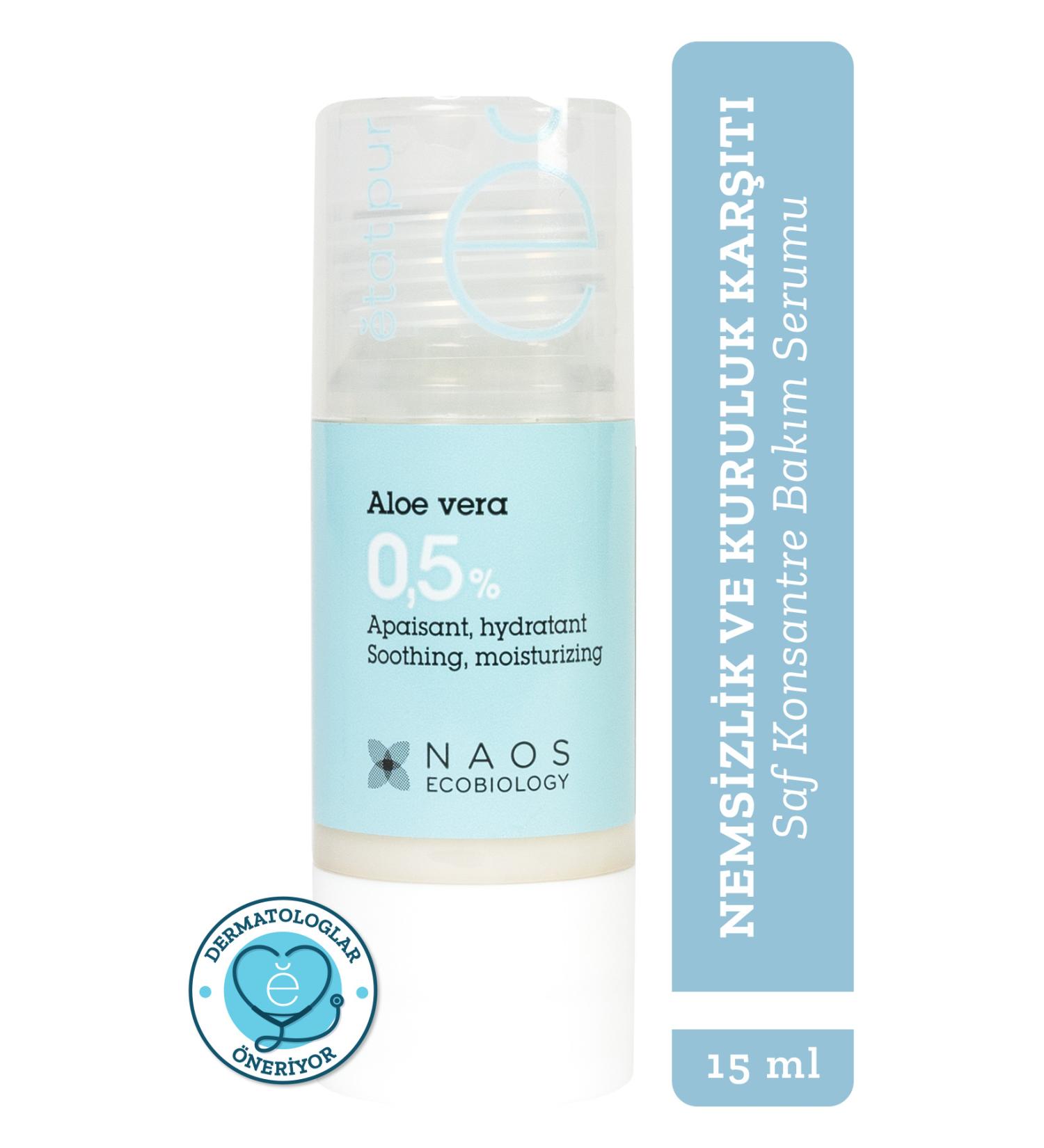 Etat Pur Pure Active Aloe Vera Moisturizing Soothing Pure Concentrated Skin Care Serum 15 ml Dry Skin - Buy Online on GoSupps.com