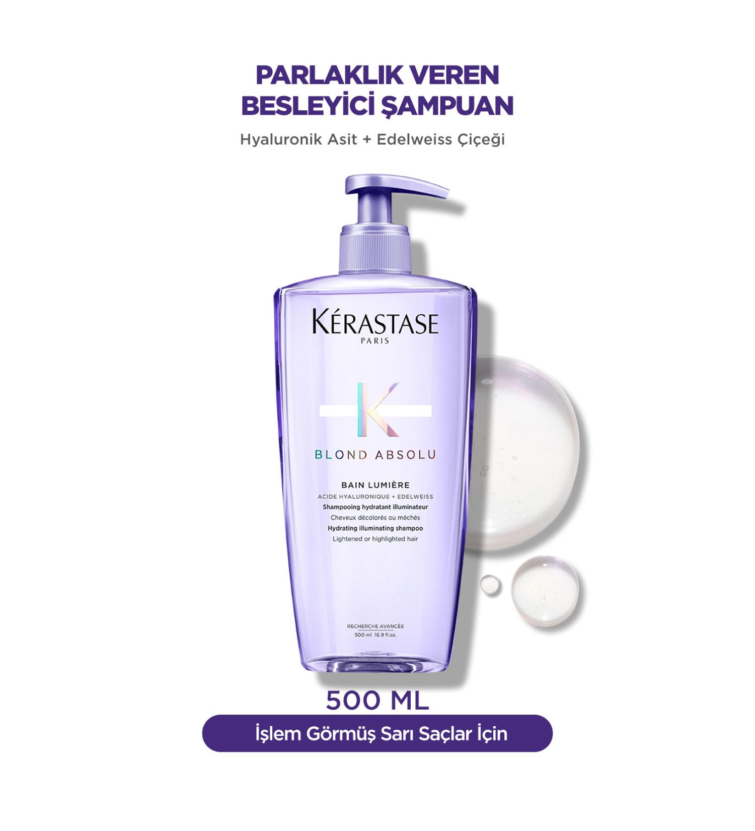 Kerastase Blond Absolu Bain Lumiere Shampoo for Treated Blonde Hair 500 ml - Buy Online on GoSupps.com