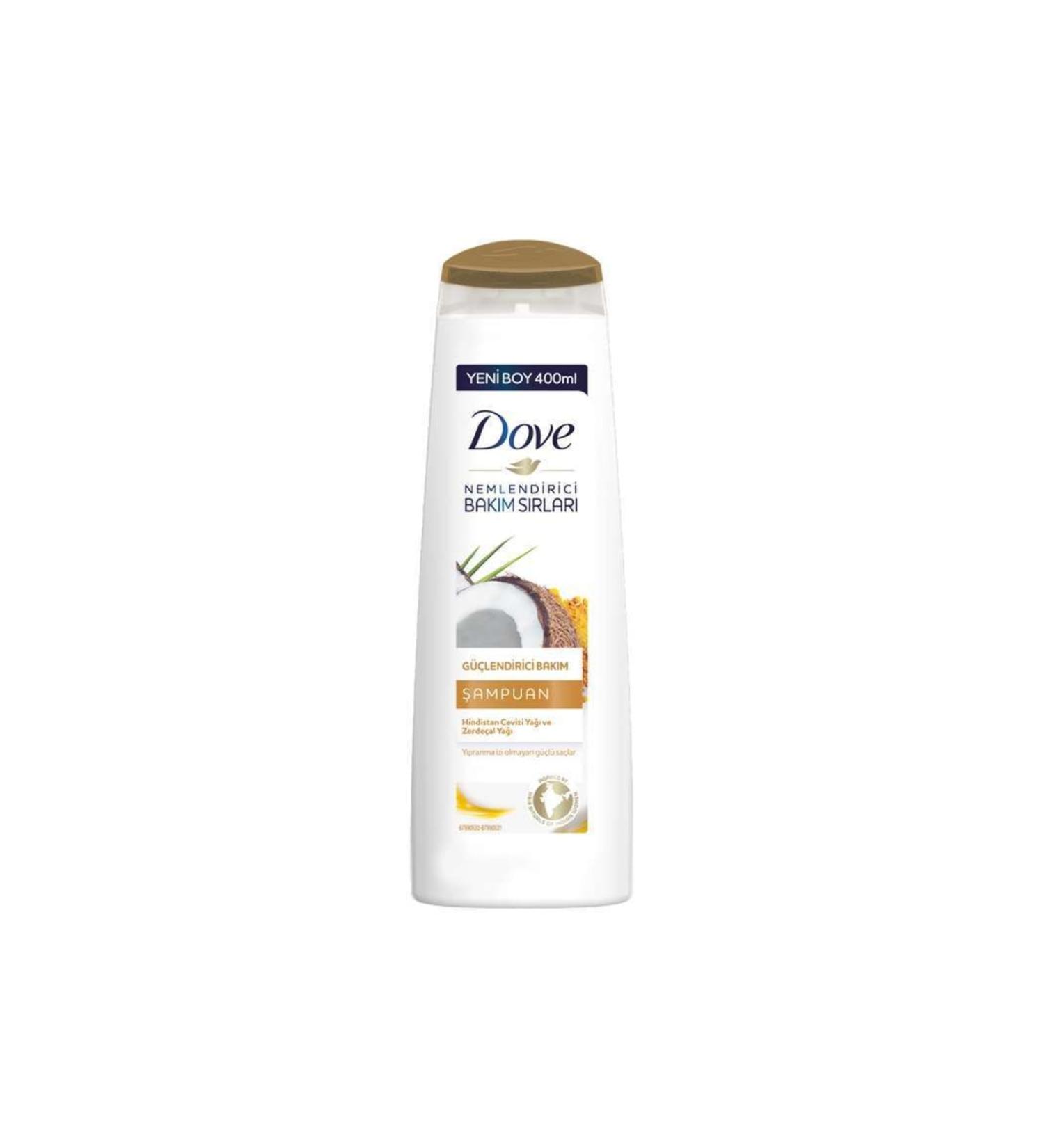 Dove Shampoo Coconut 400 ml x 6 Pieces (Findit)