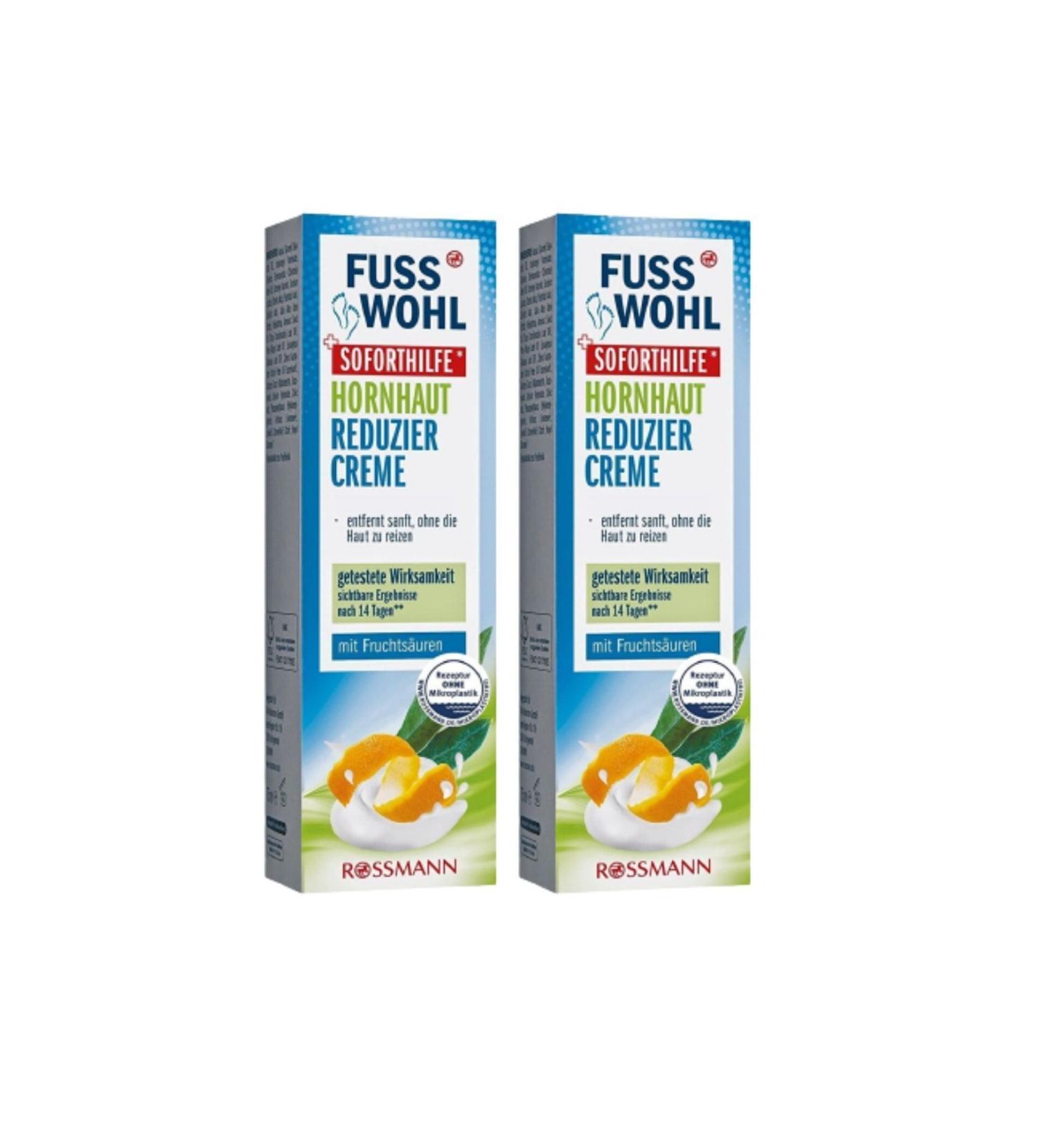 Fusswohl Foot Cracked Rough Feet Special Care Cream X 2 Pieces