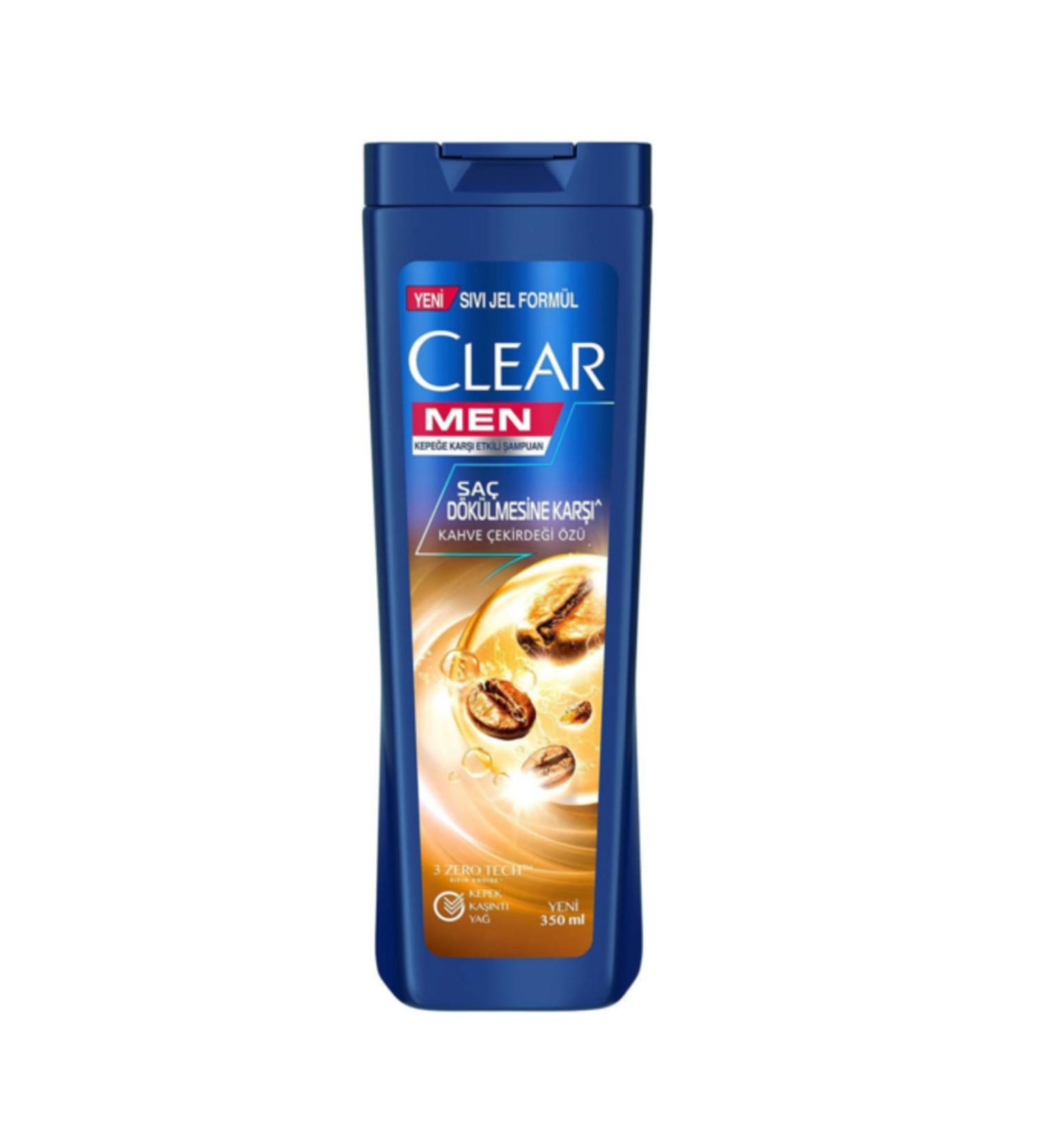 Clear Men Anti Hair Loss Coffee Bean Extract Shampoo 350 ml