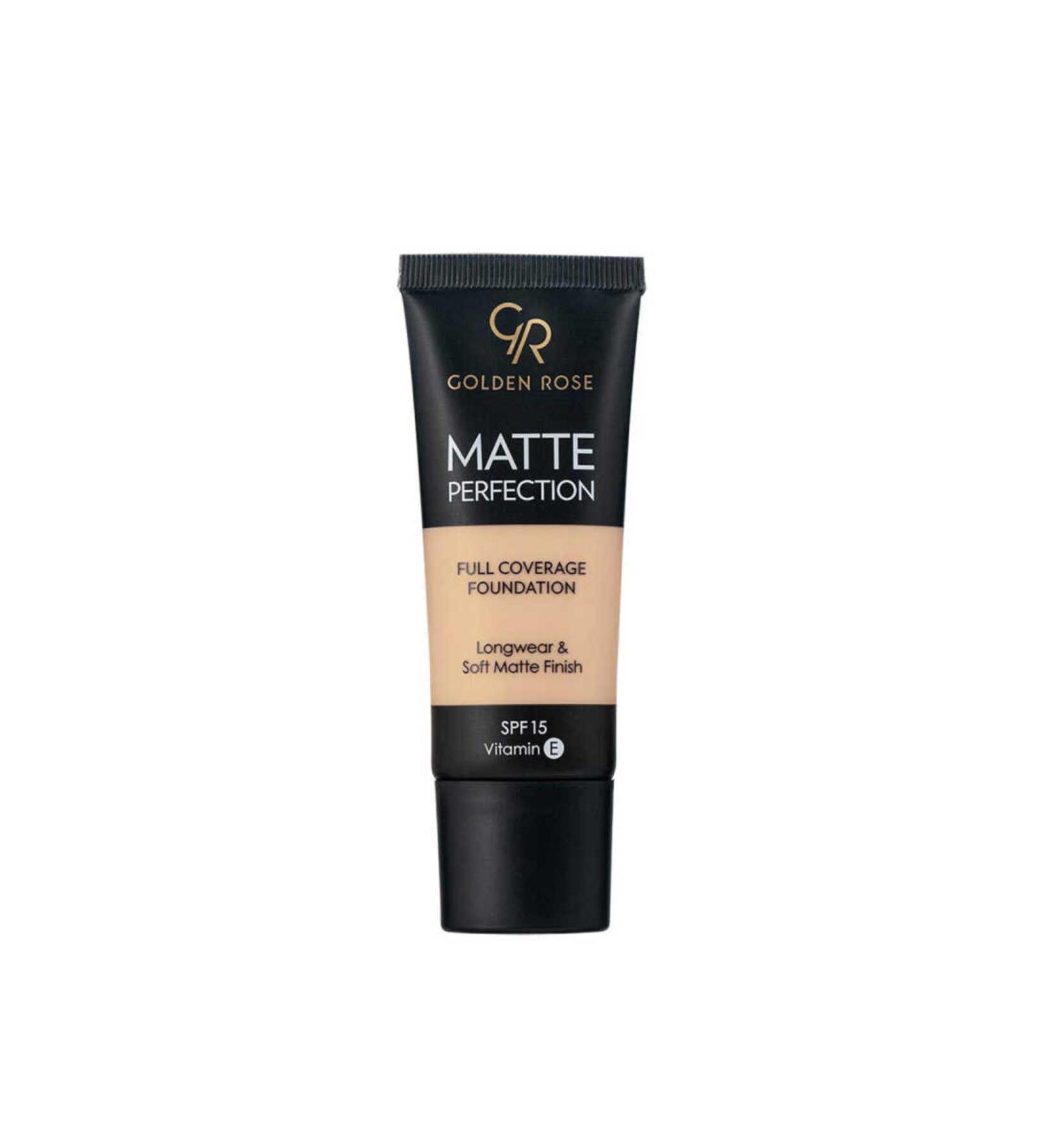 Golden Rose Matte Perfection Full Coverage Foundation N3
