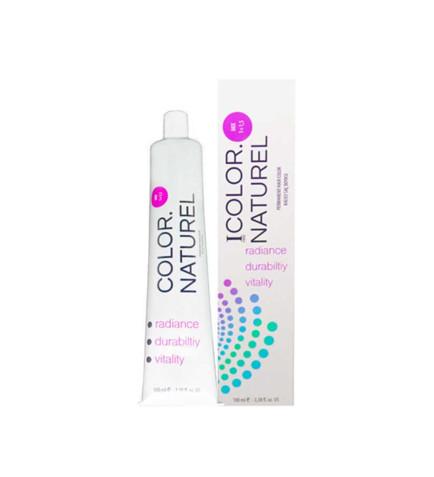 Color Naturel 7/66 Wine Red Professional Hair Dye 100 Ml