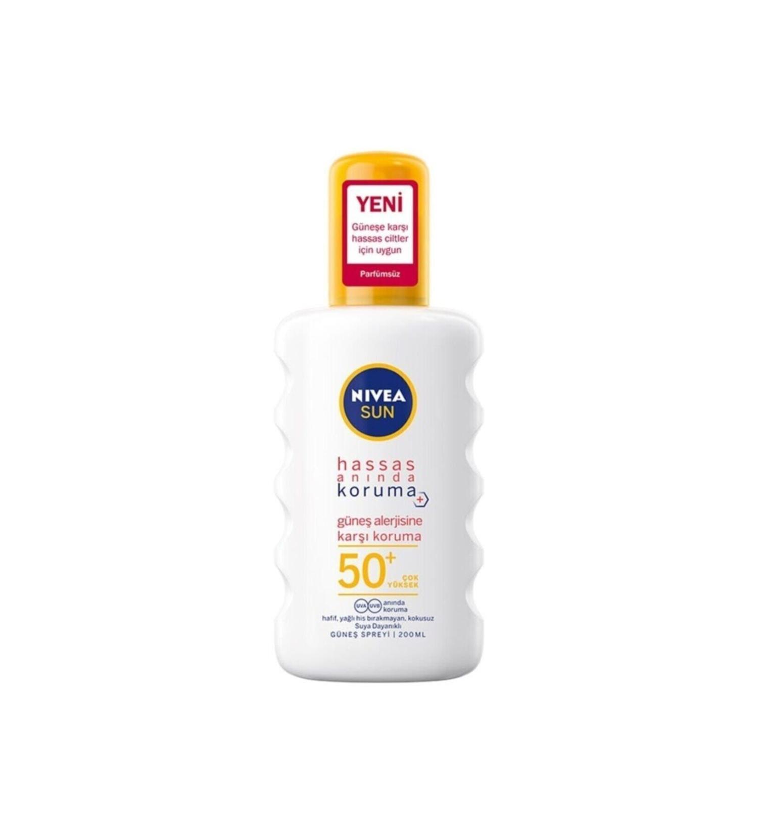 NIVEA Sun Protection & Moisture Sun Lotion Spray 50+ 200ml