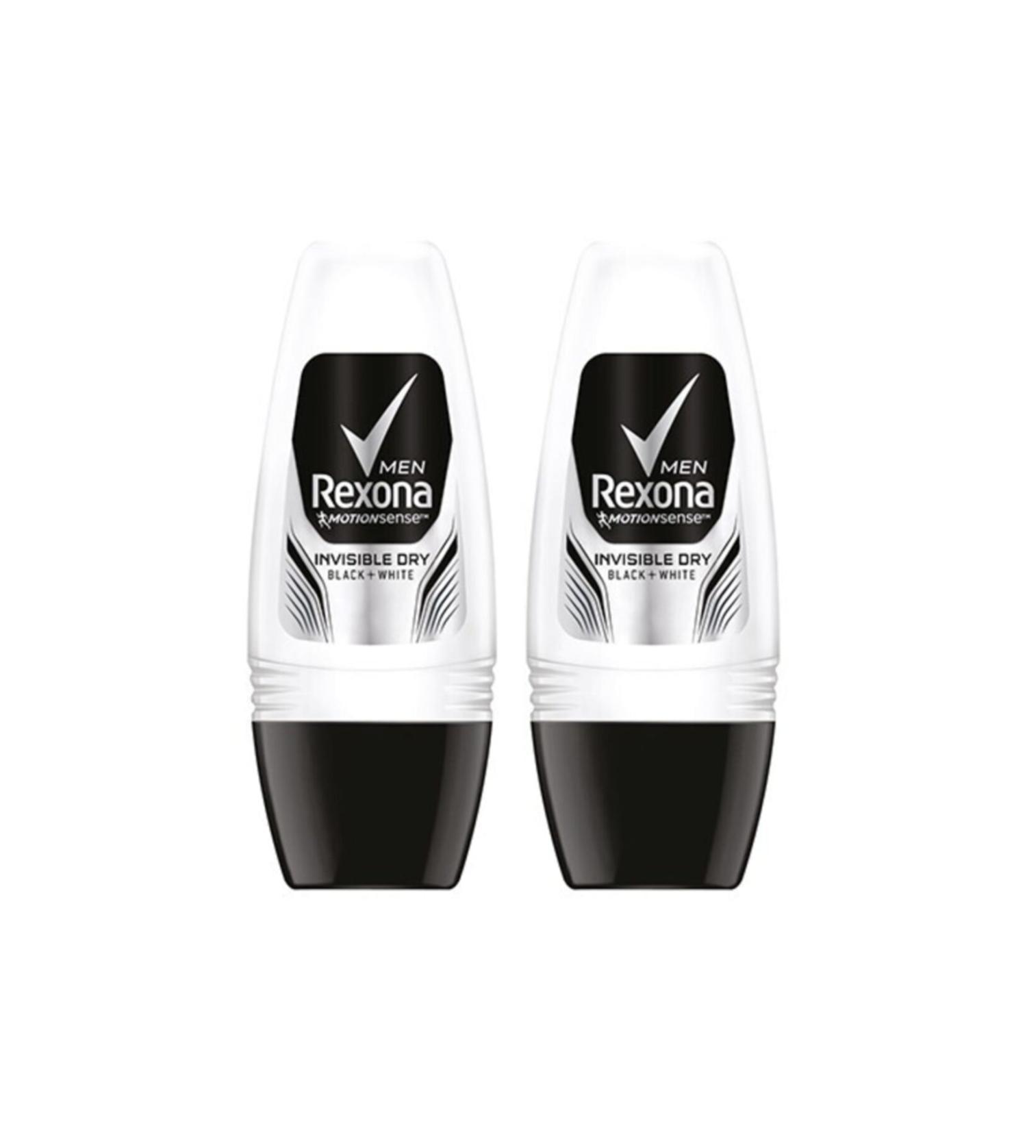 Rexona Men Invisible Roll On 50 ml X 2 Pieces