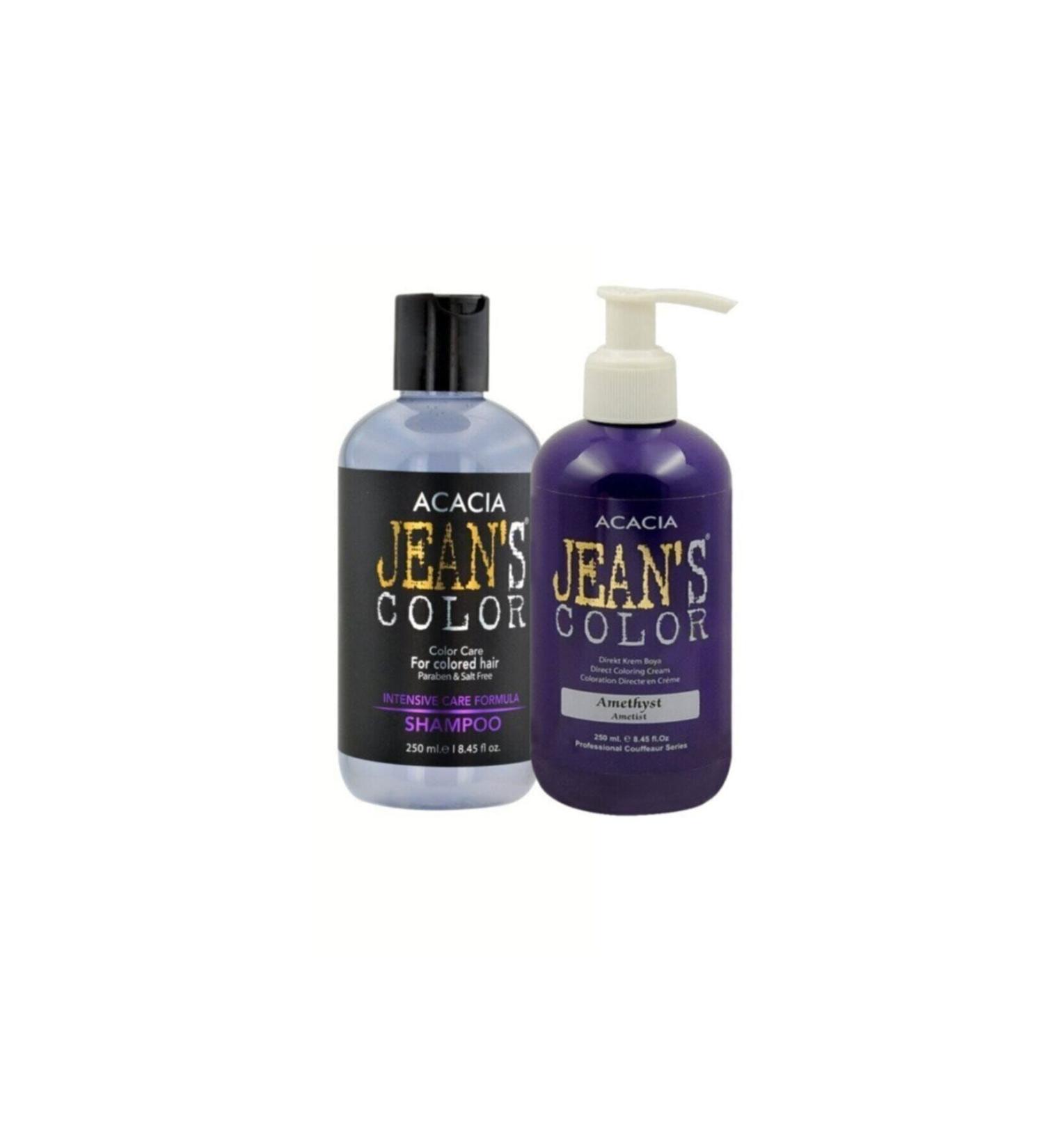 Acacia Jean's Color Ametis 250 Ml. Ammonia-Free Balayage Color Hair Dye Dye Protection Shampoo. 250 Ml.