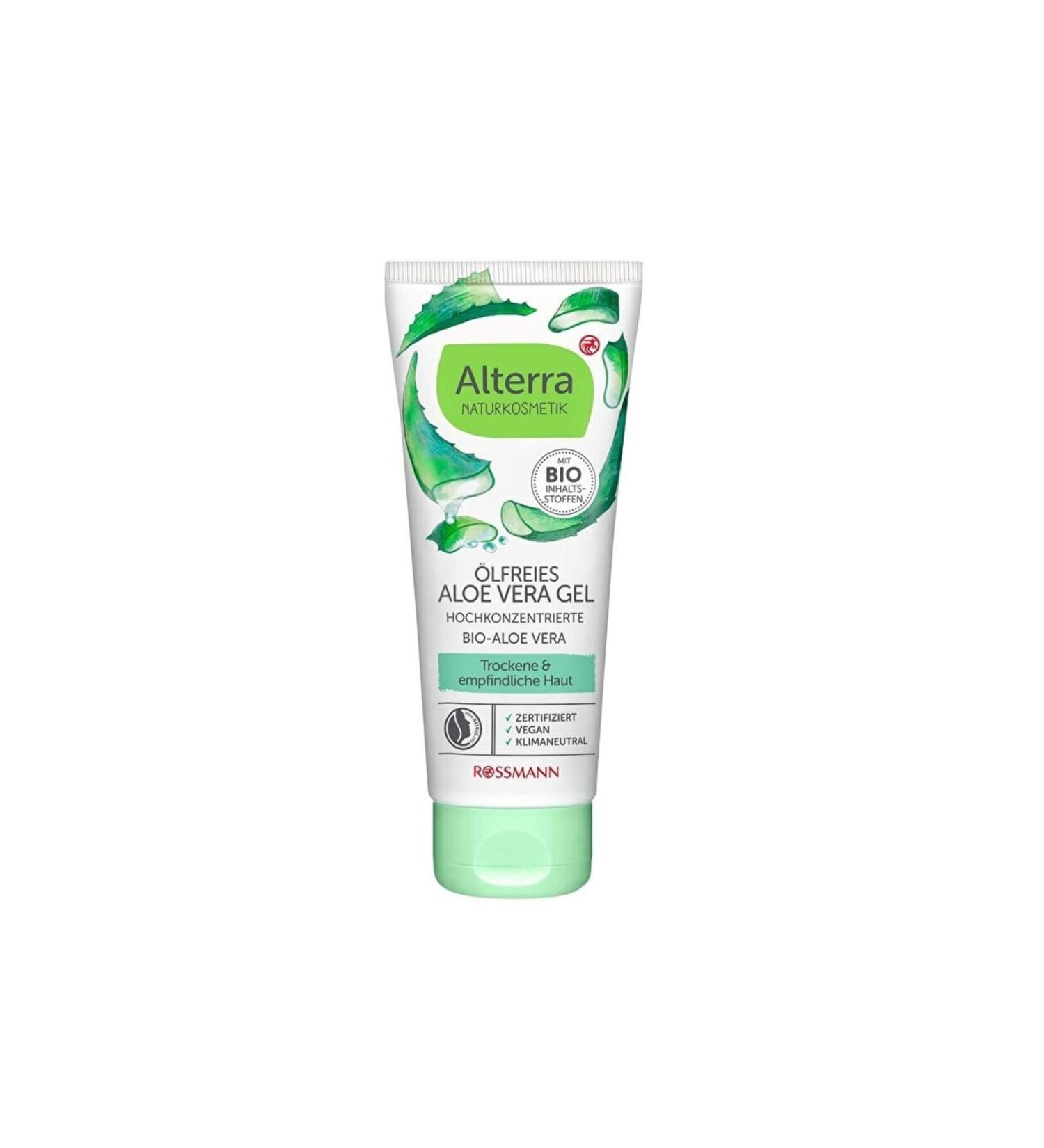 Alterra Aloe Vera Gel Against Sunburn/Insect Bites 100 Ml - Buy Online on GoSupps.com