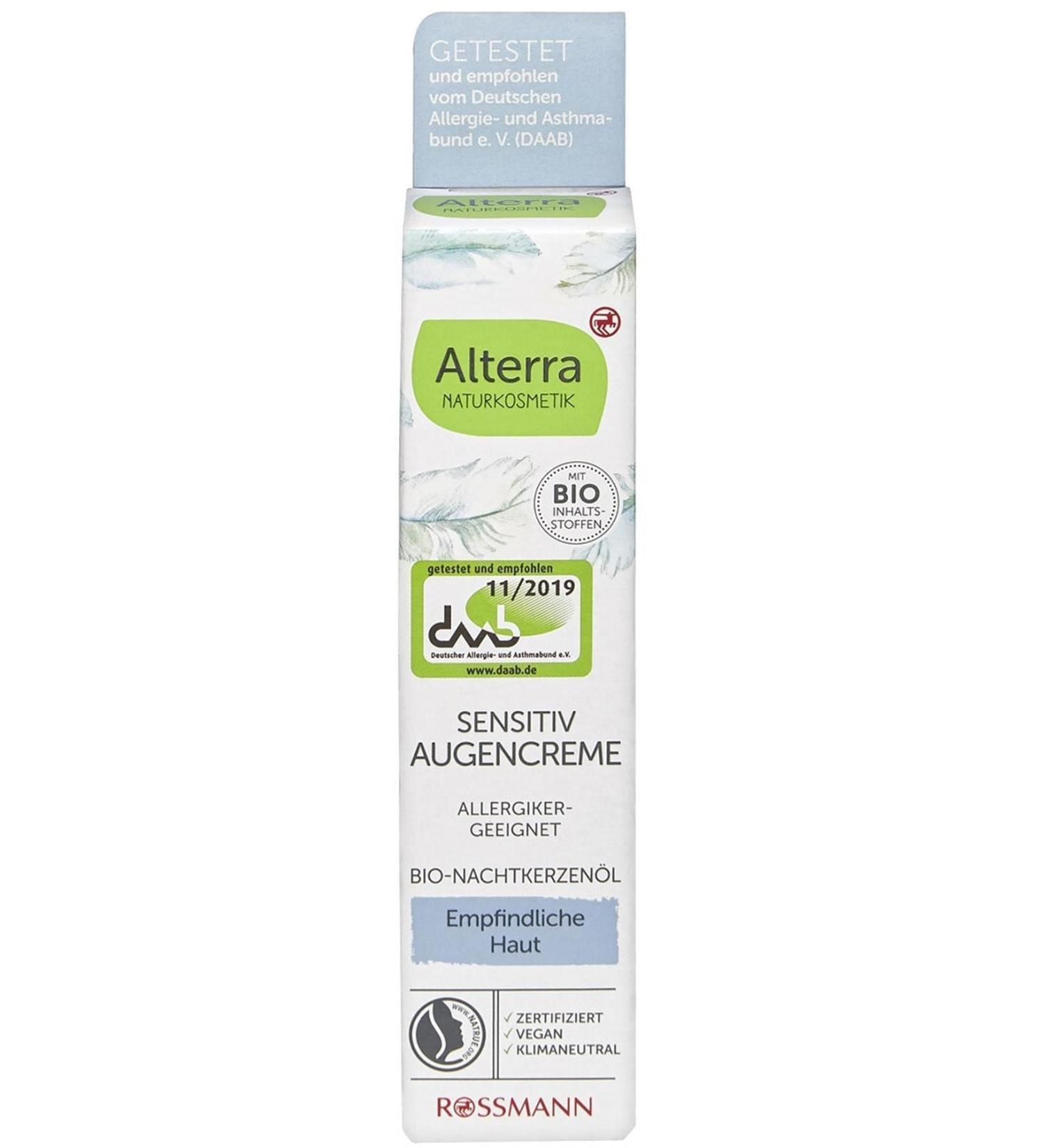 Alterra Eye Cream Unscented 15 Ml Category: Face Cream