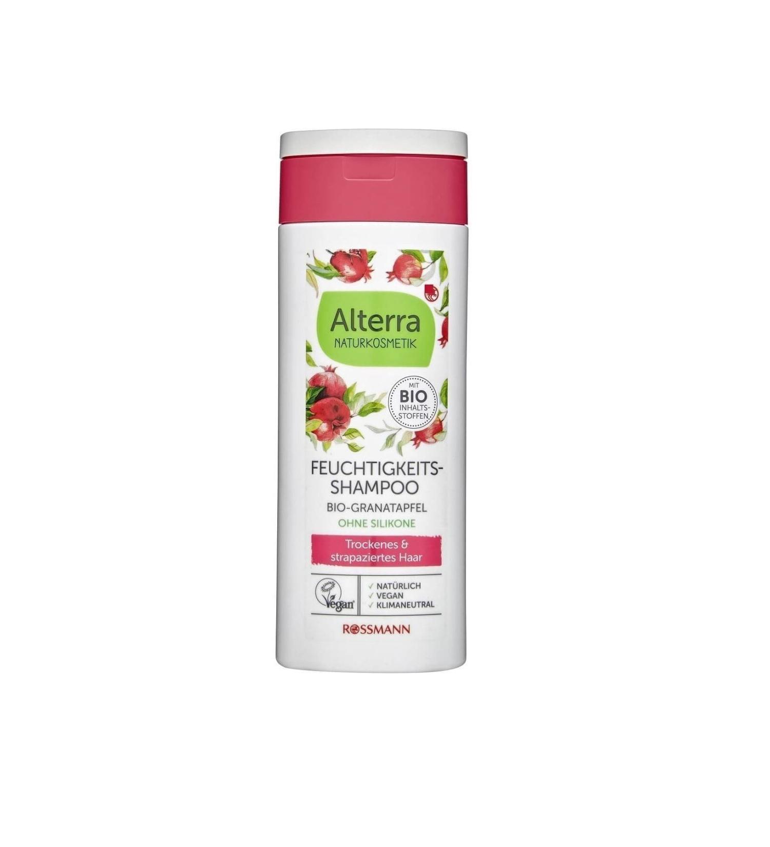 Alterra Rossmann Vegan Moisturizing Pomegranate Shampoo 200 ml 4305615307718