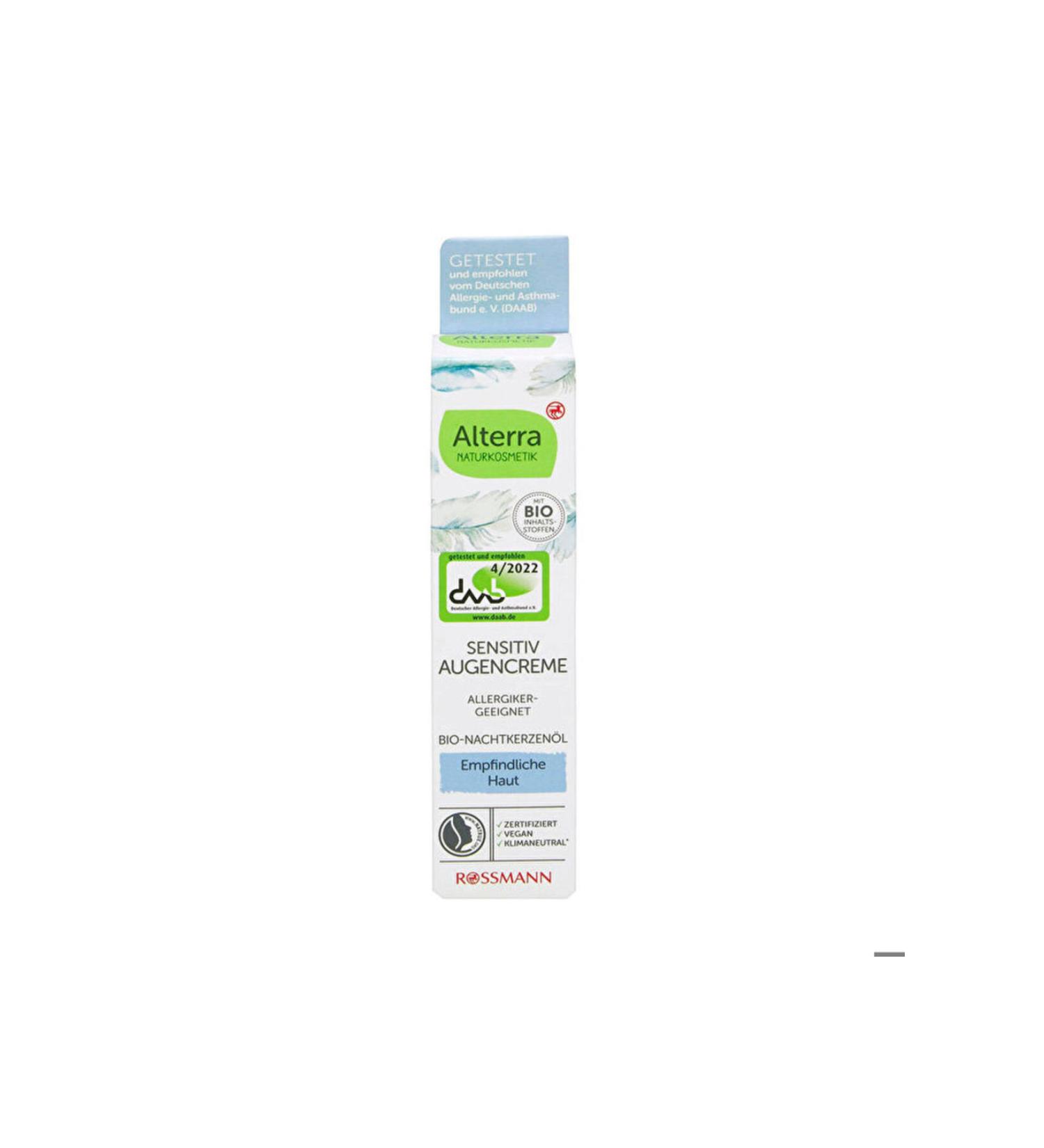 Alterra Vegan Eye Cream Unscented 15 ml