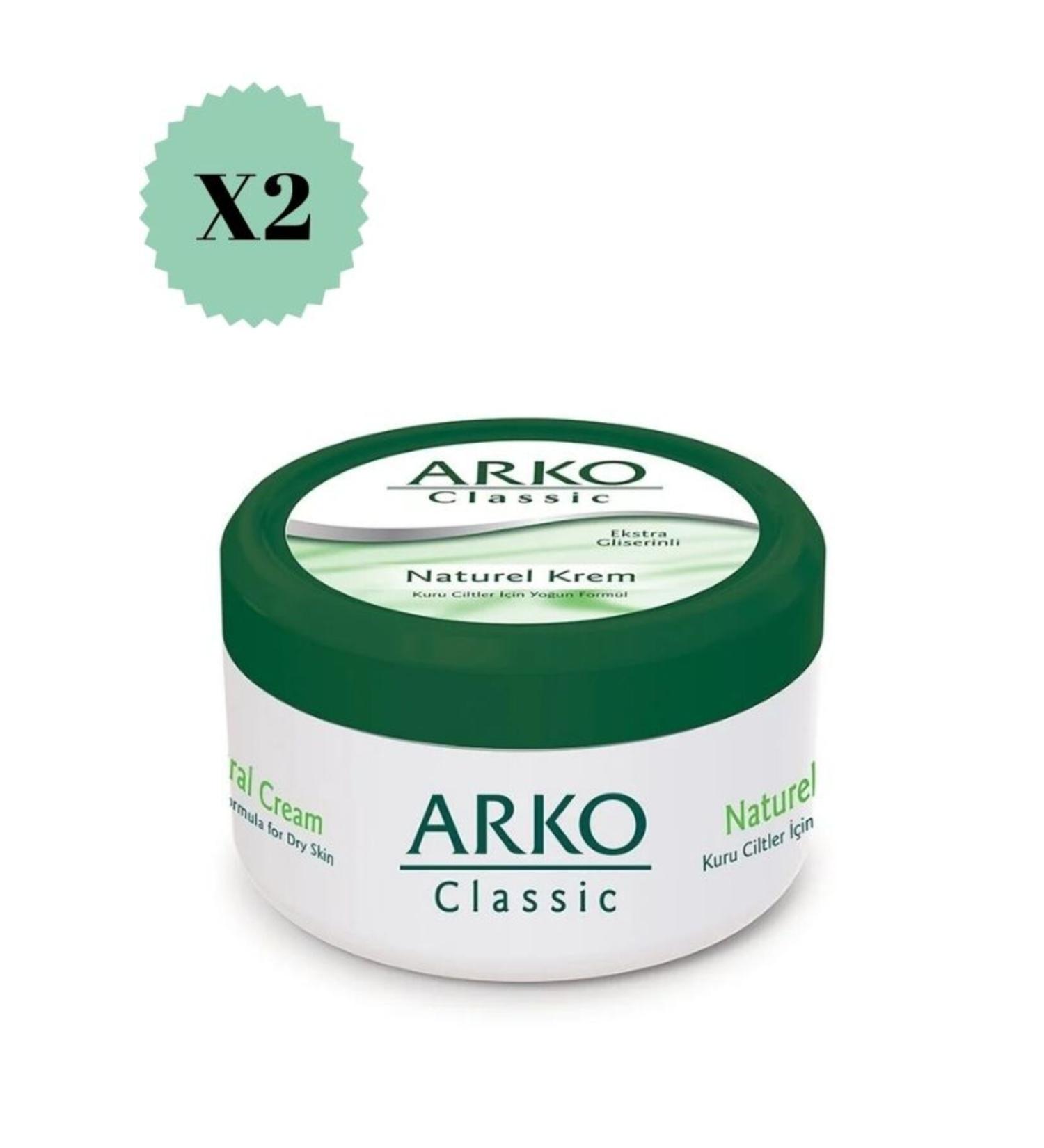 Arko Natural Cream Classic Care 2*150 ml