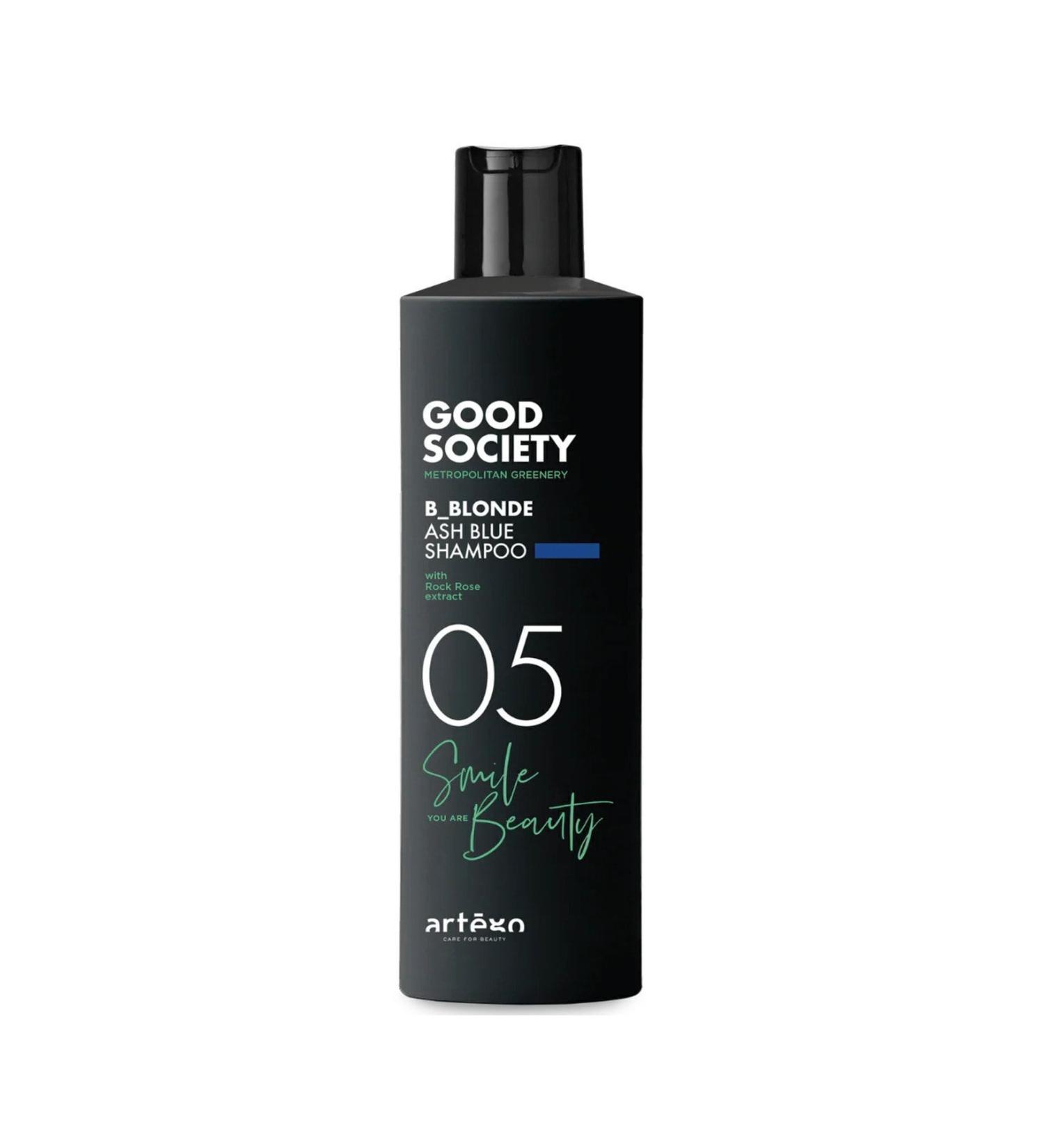 Artego Good Society 05 B_blonde Ash Blue Shampoo 250 Ml. Silver - Purple Shampoo