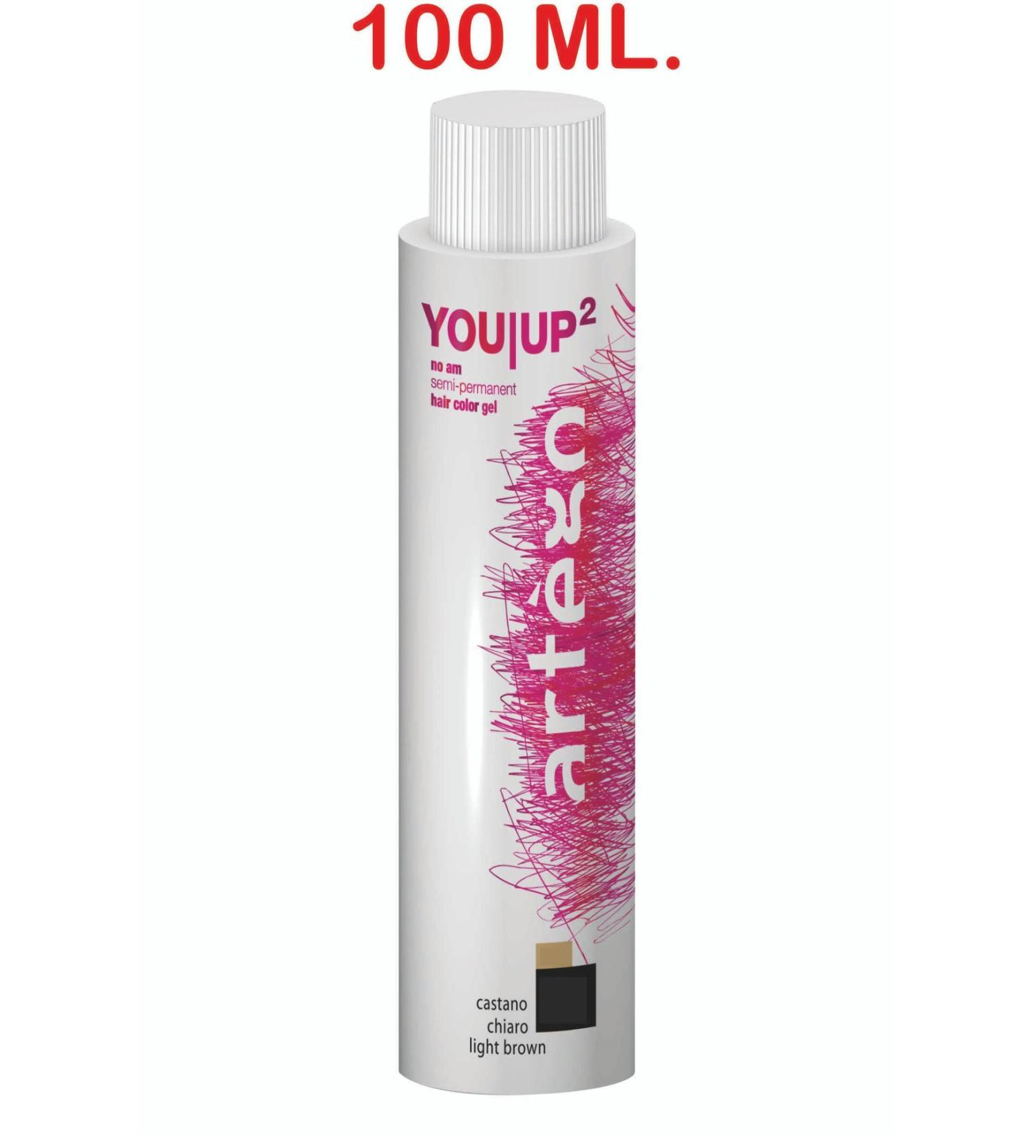 Artego You Up2 100 Ml. Dark Red Purple Brown 3.62/3rv Herbal Based Ammonia-Free Hair Dye
