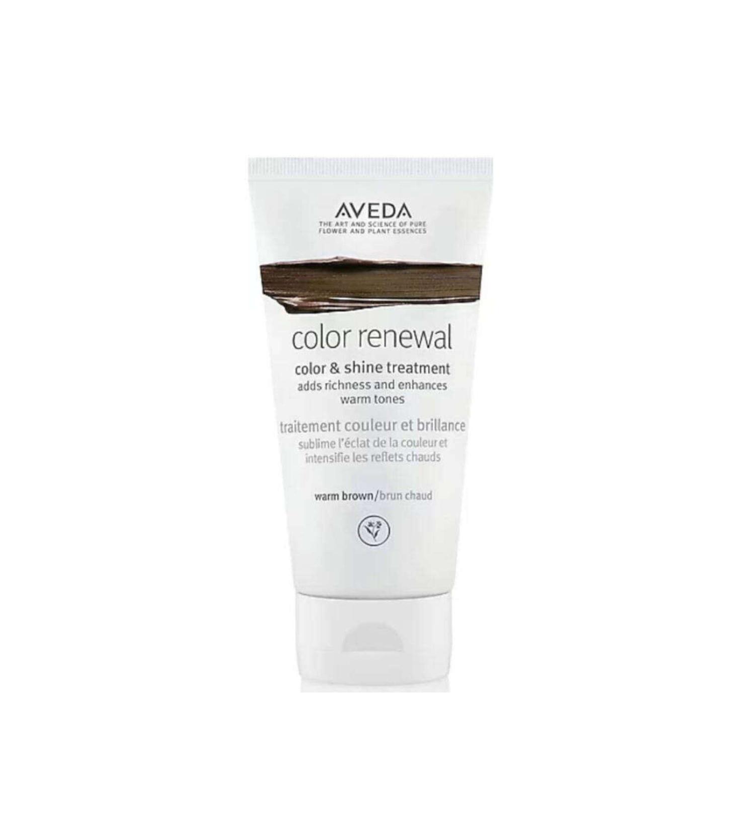 Aveda NEW color renewal color & shine treatment (warm brown)150 ml