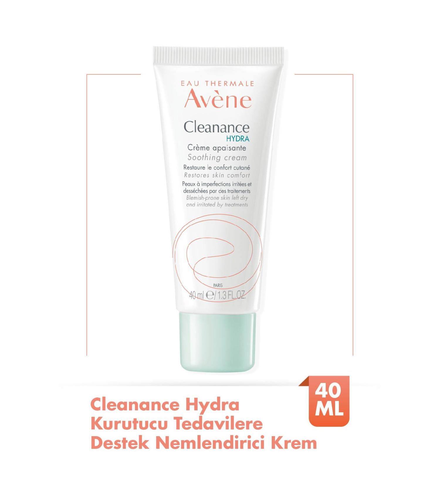 Avene Cleanance Hydra Moisturizing Cream for Damaged and Dry Skin 40 ml - Buy Online on GoSupps.com