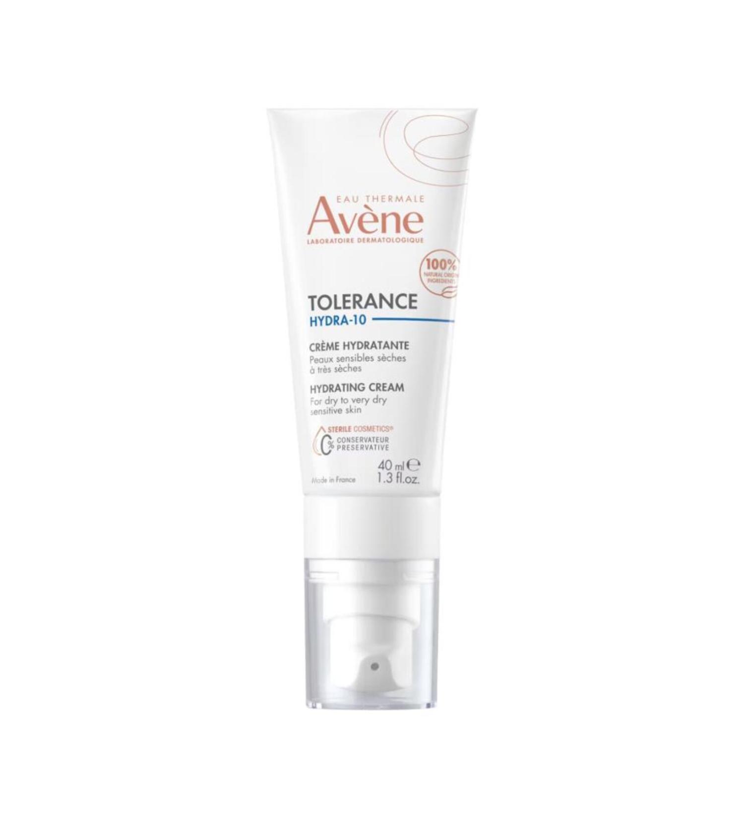 Avene Tolerance Hydra-10 Moisturizing Cream for Dry and Sensitive Skin 40 ml