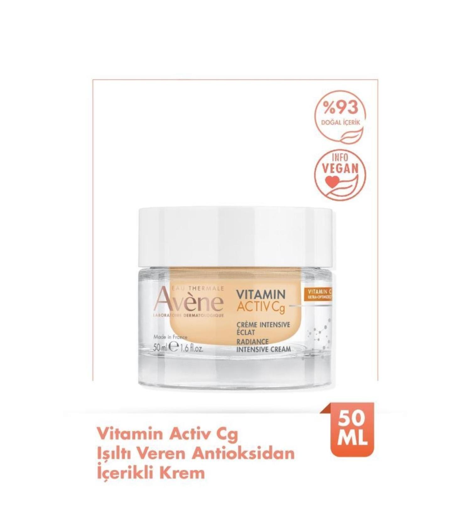 Avene VITAMIN ACT V CG BR GHTEN NG-BR GHTEN NG CREAM WITH ANT OX DANT CONTENT 50 ML PSSN2943 - Buy Online on GoSupps.com