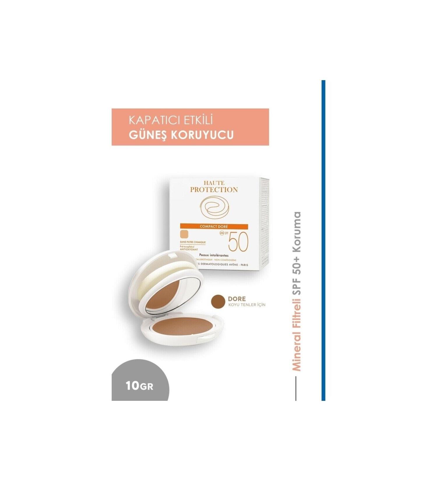 Avene MOISTURIZING FOUNDATION THAT ELIMINATES DARK SPOTS AND SKIN INFLAMMATIONS SPF 50 10 GR-DORE