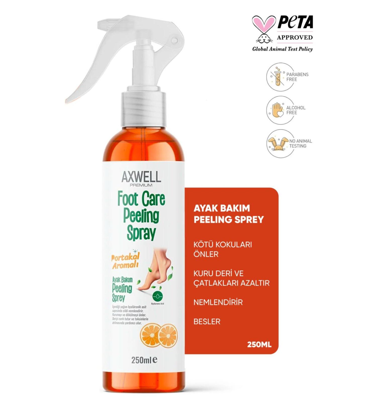 AXWELL PREMIUM Orange Flavored Care Mask for Dead Skin and Cracks 250 mL Wonder Foot Mask - Buy Online on GoSupps.com