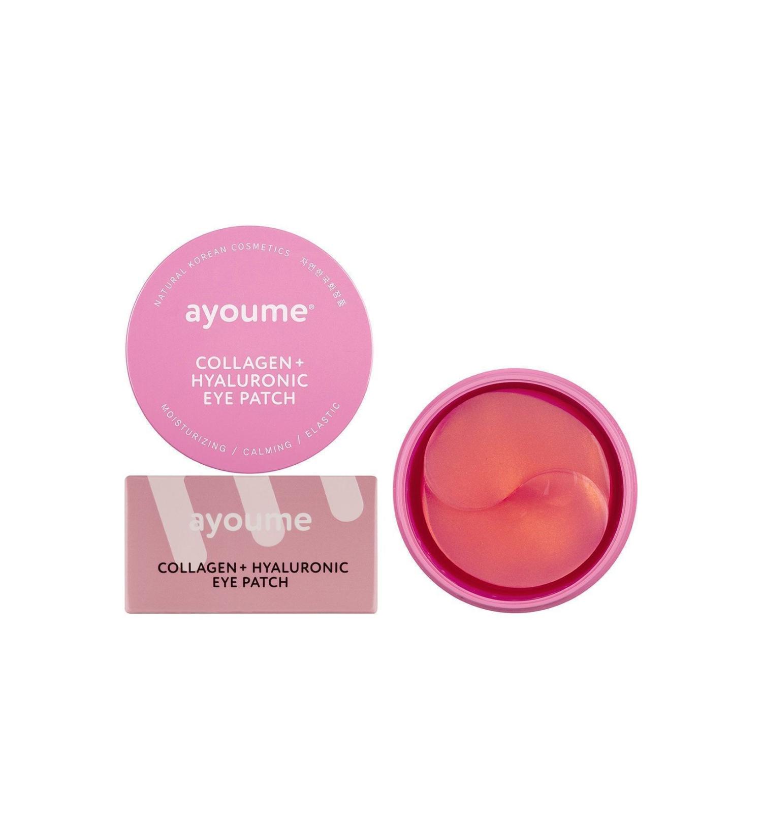 Ayoume Anti-Wrinkle Skin Brightening Collagen + Hyaluronic Eye Mask 1.4g x 60 Pcs - Buy Online on GoSupps.com