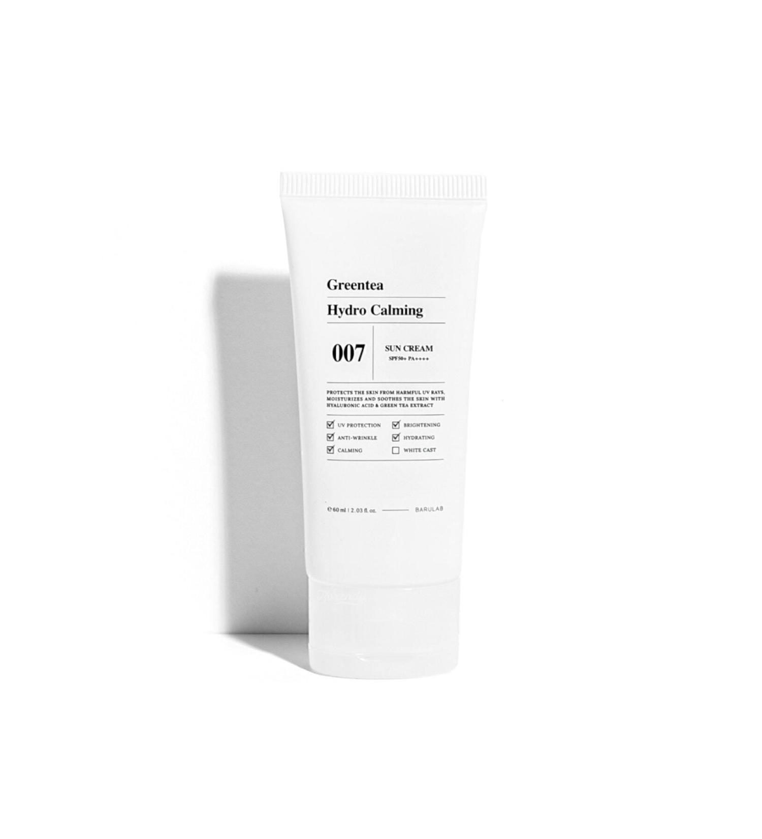 Barulab Greentea Hyrdo Calming Sun Cream - Green Tea Chemical Filter Sun Cream 60ml