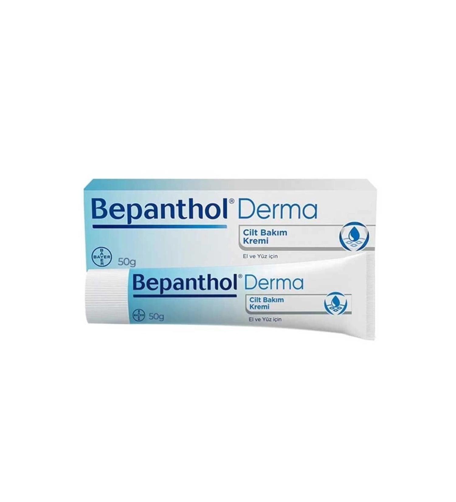 Bepanthol Moisturizing Skin Care Cream for Hands and Face 50 gr 8699546358694