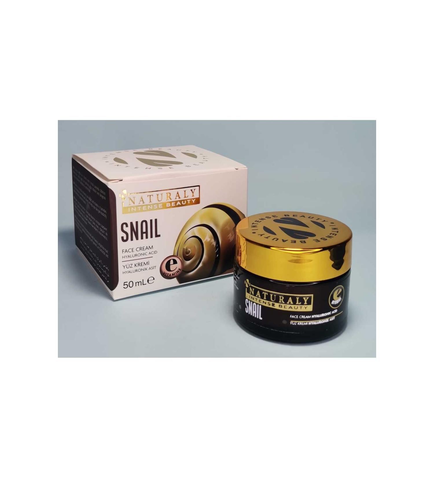 naturaly Snail Hyaluronic Acid 50 ml Face Care Cream with Vitamin E