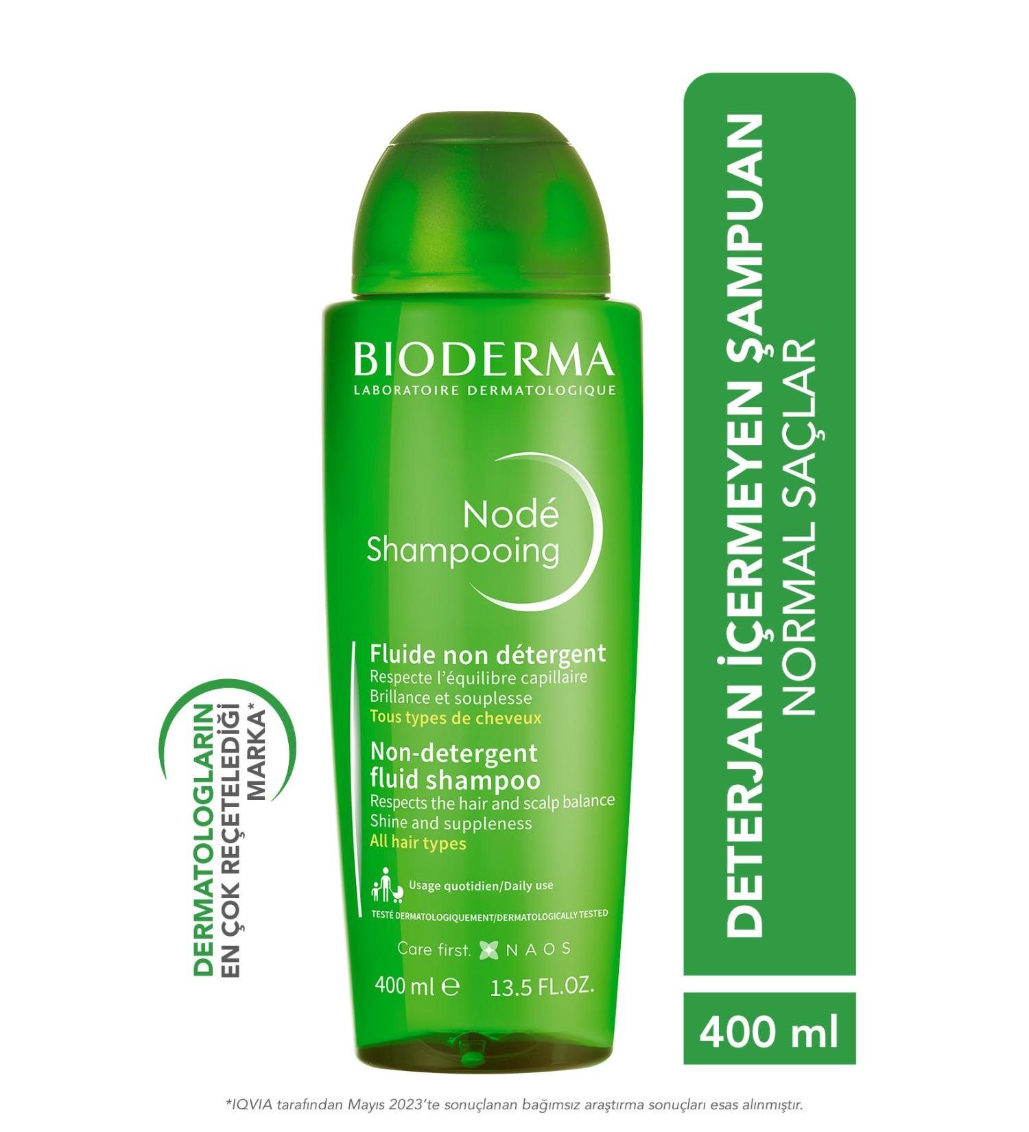 Bioderma Smooth Hair - Node Fluid Shampoo Detergent-Free Hair Care Shampoo 400 ml-PSSN965