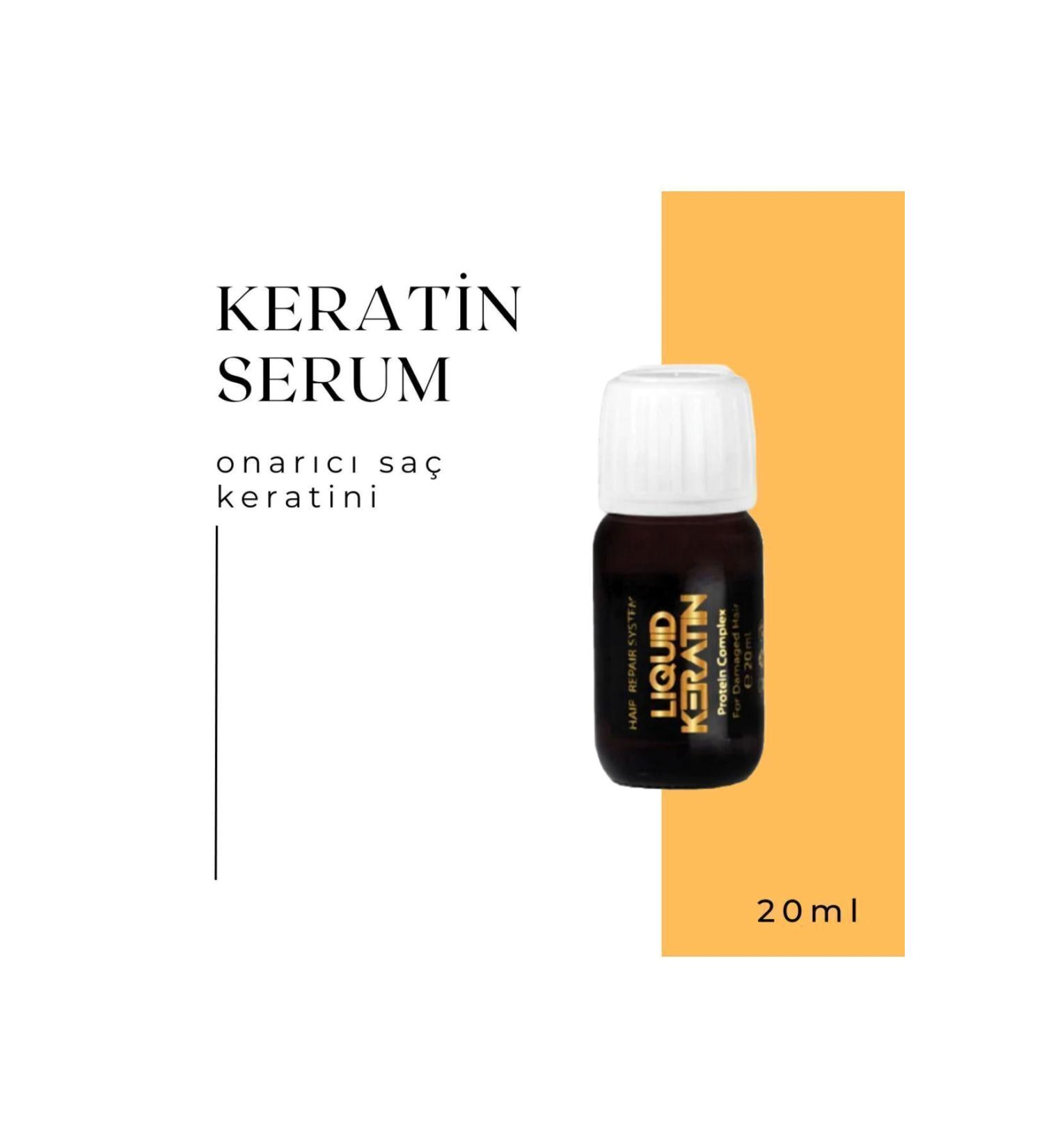 Liquid Keratin Repair Pure Keratin Serum (20 ML) - Natural Hair Keratin for Extremely Damaged Burnt Broken Hair - Buy Online on GoSupps.com
