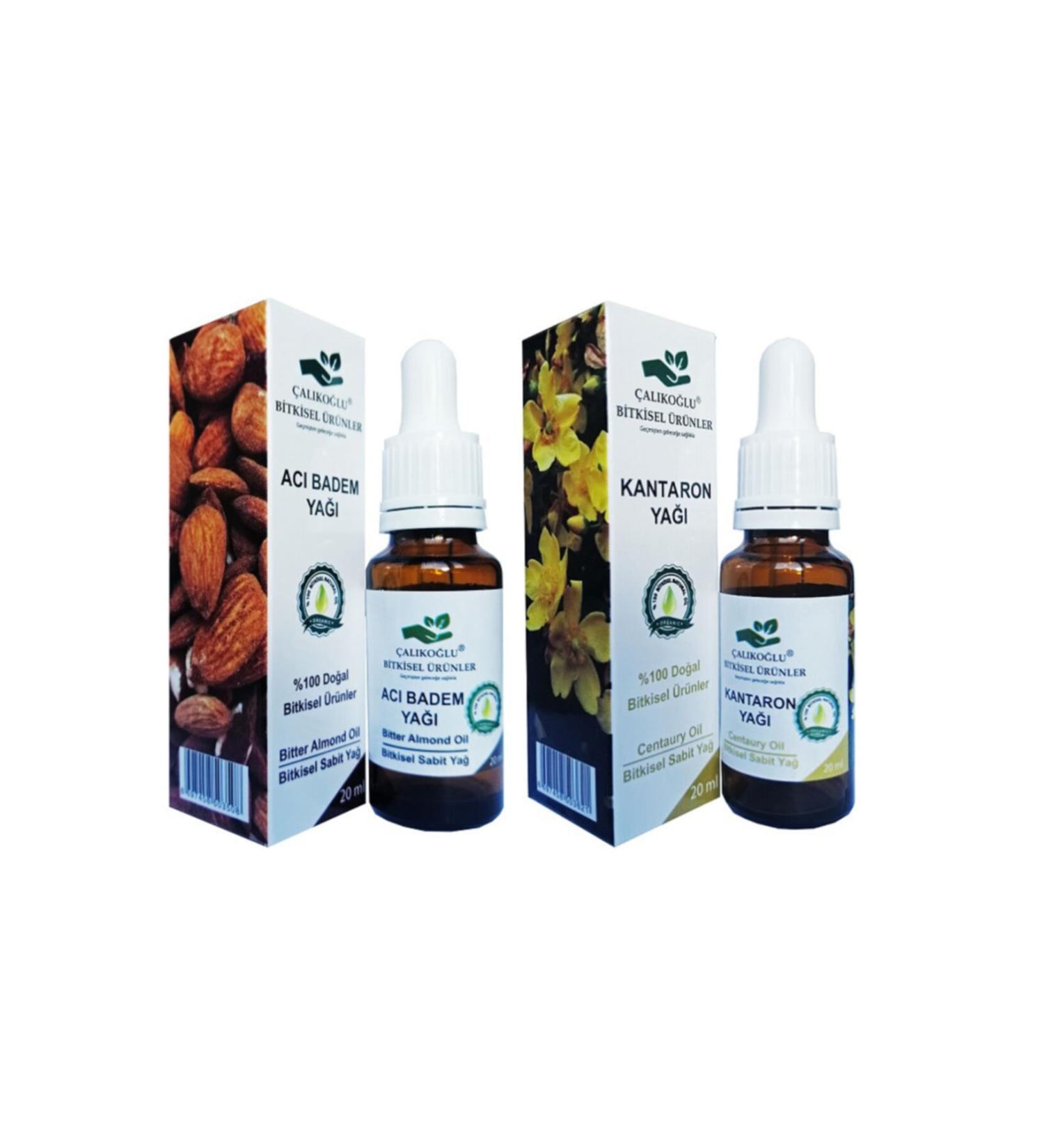al ko lu Herbal Products Bitter Almond Oil St. John's Wort Oil 2-Pack Advantage Pack 20 Ml