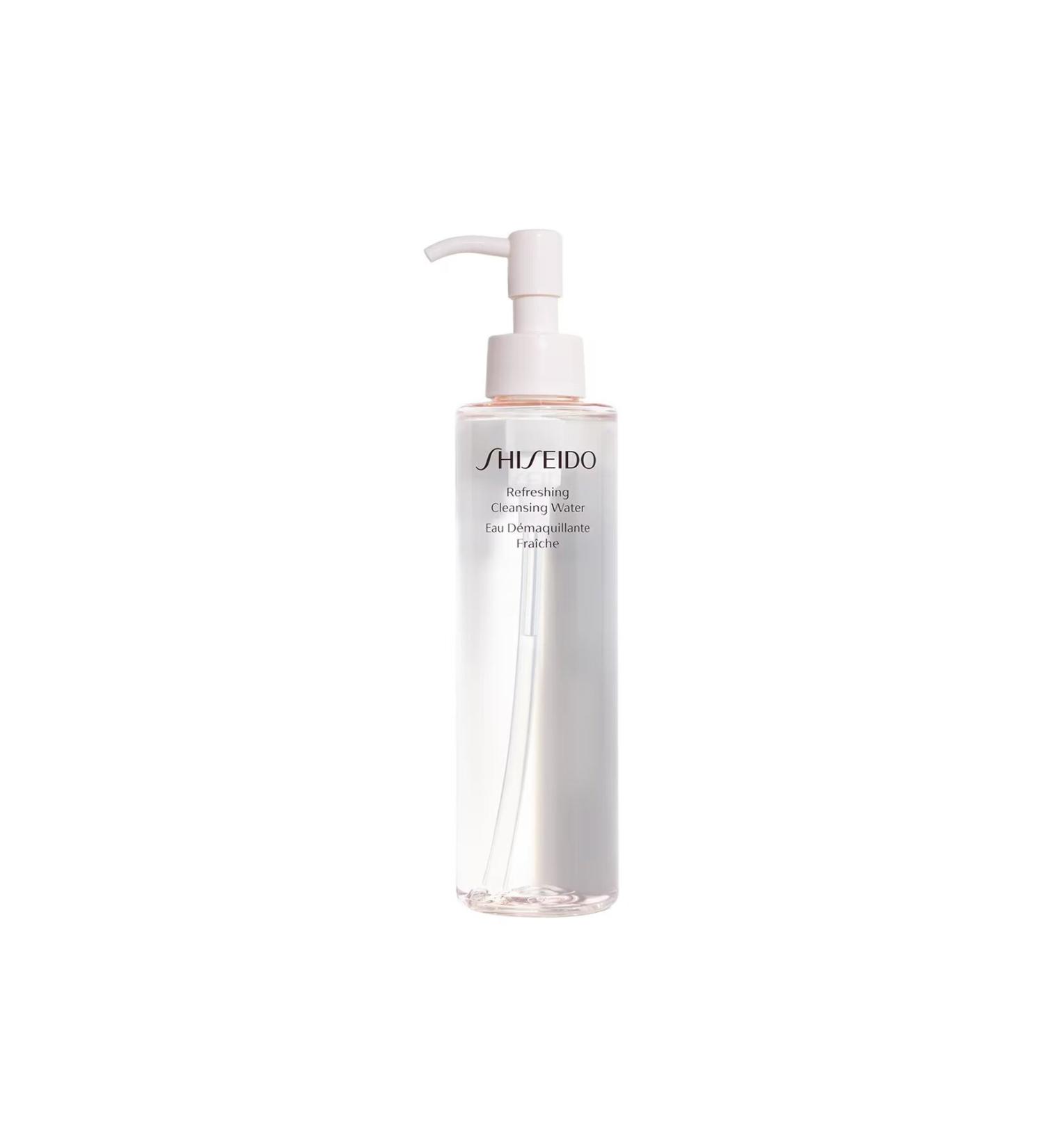 Shiseido Refreshing Cleansing Water - Alcohol-Free Facial Cleansing Water and Makeup Remover 180 ml