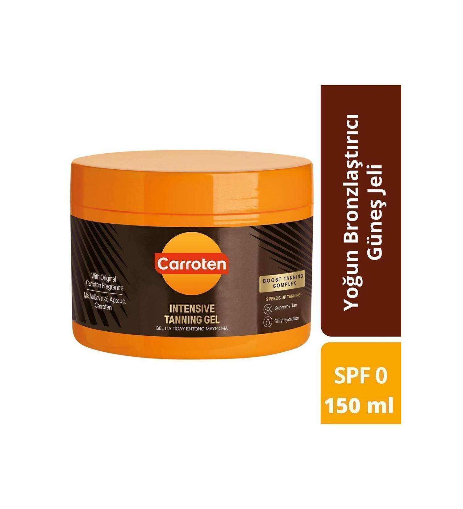 Carroten Intensive Tanning Intensive Bronzing Sun Gel Without SPF 150ml - Buy Online on GoSupps.com