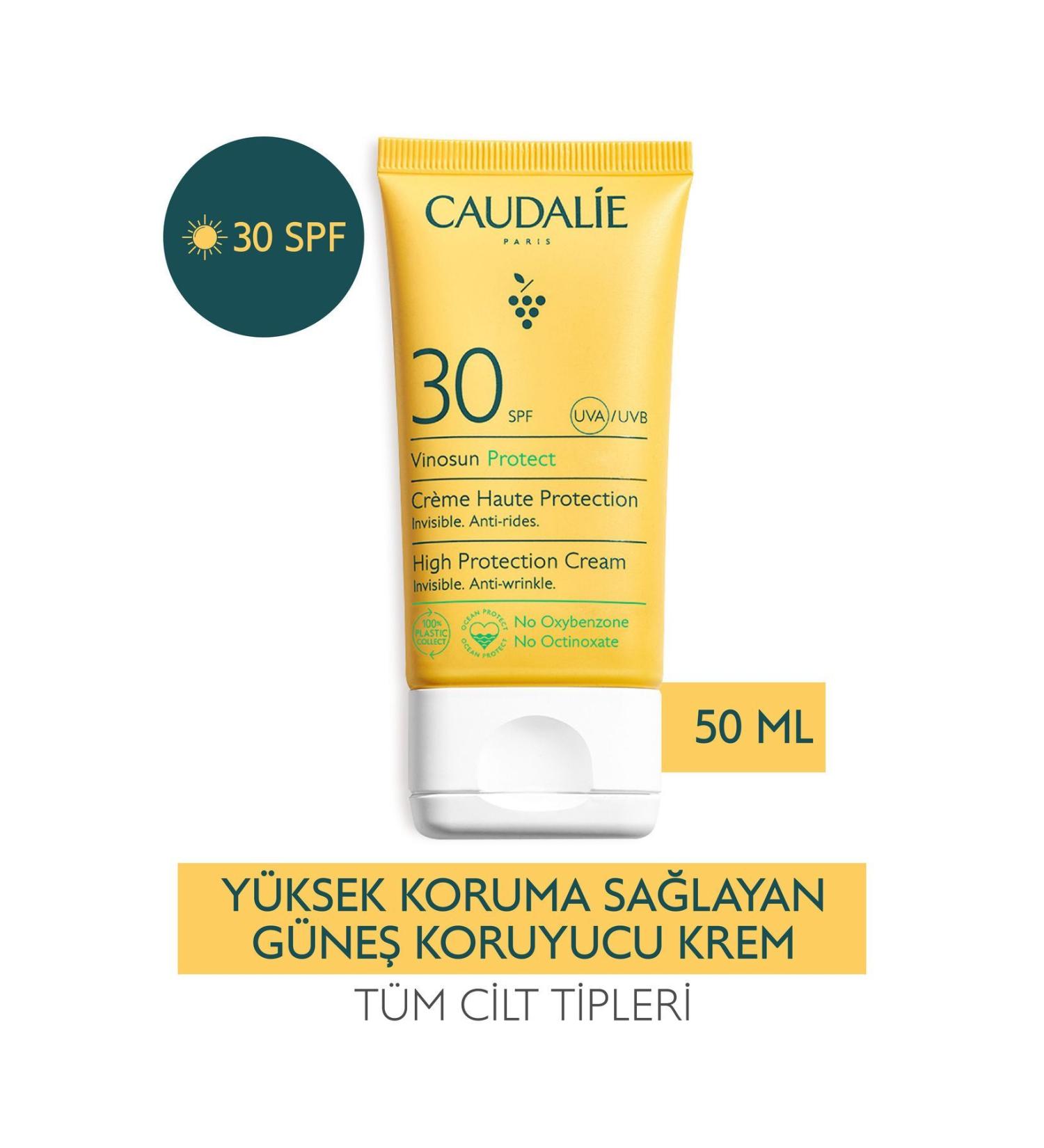 Caudalie V NOSUN PROTECT SPF 30 HIGH PROTECTION SUNSCREEN CREAM 50 ML PSSN2845 - Buy Online on GoSupps.com