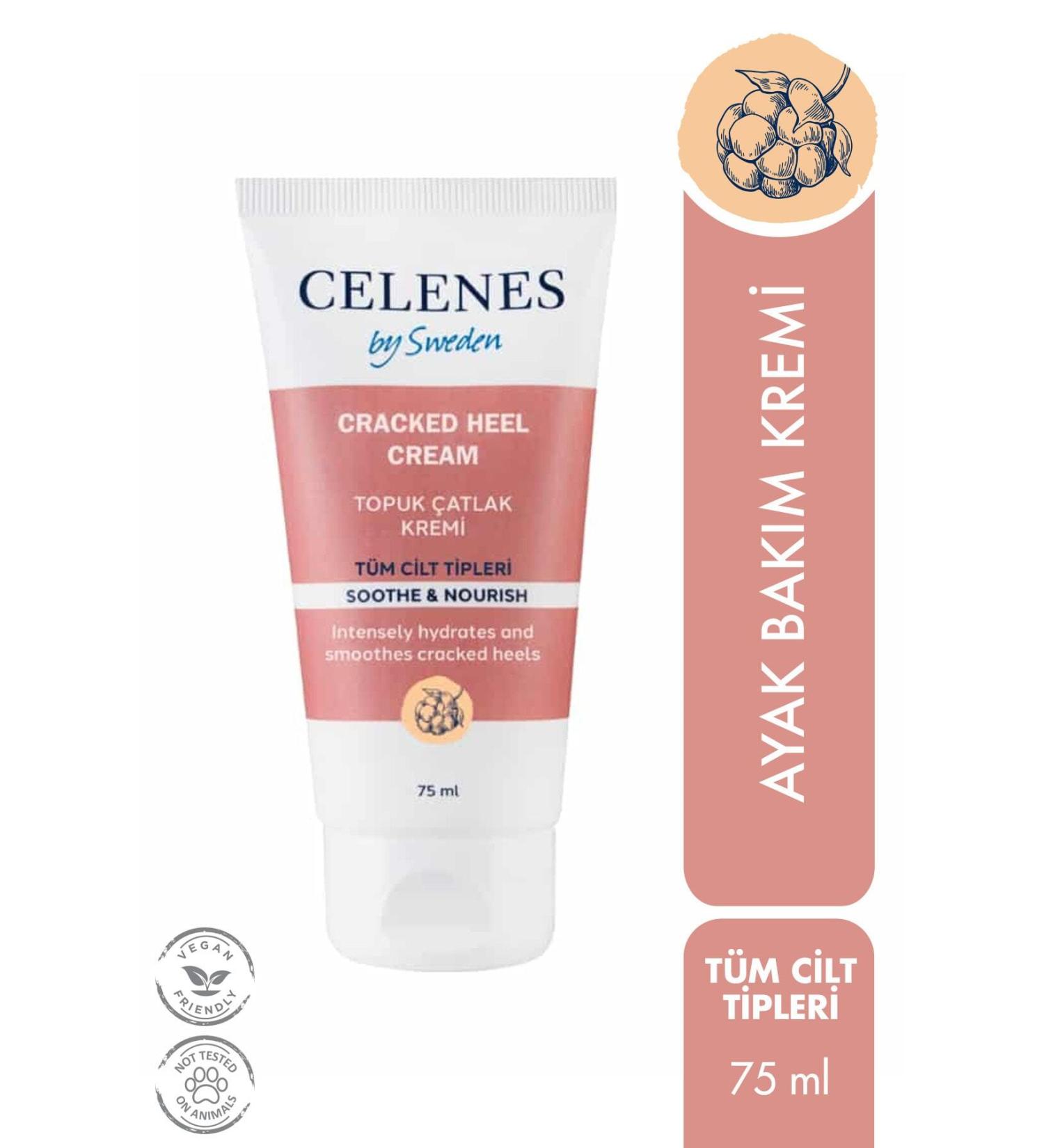 Celenes by Sweden Heel Crack Cream 75 ml - Buy Online on GoSupps.com