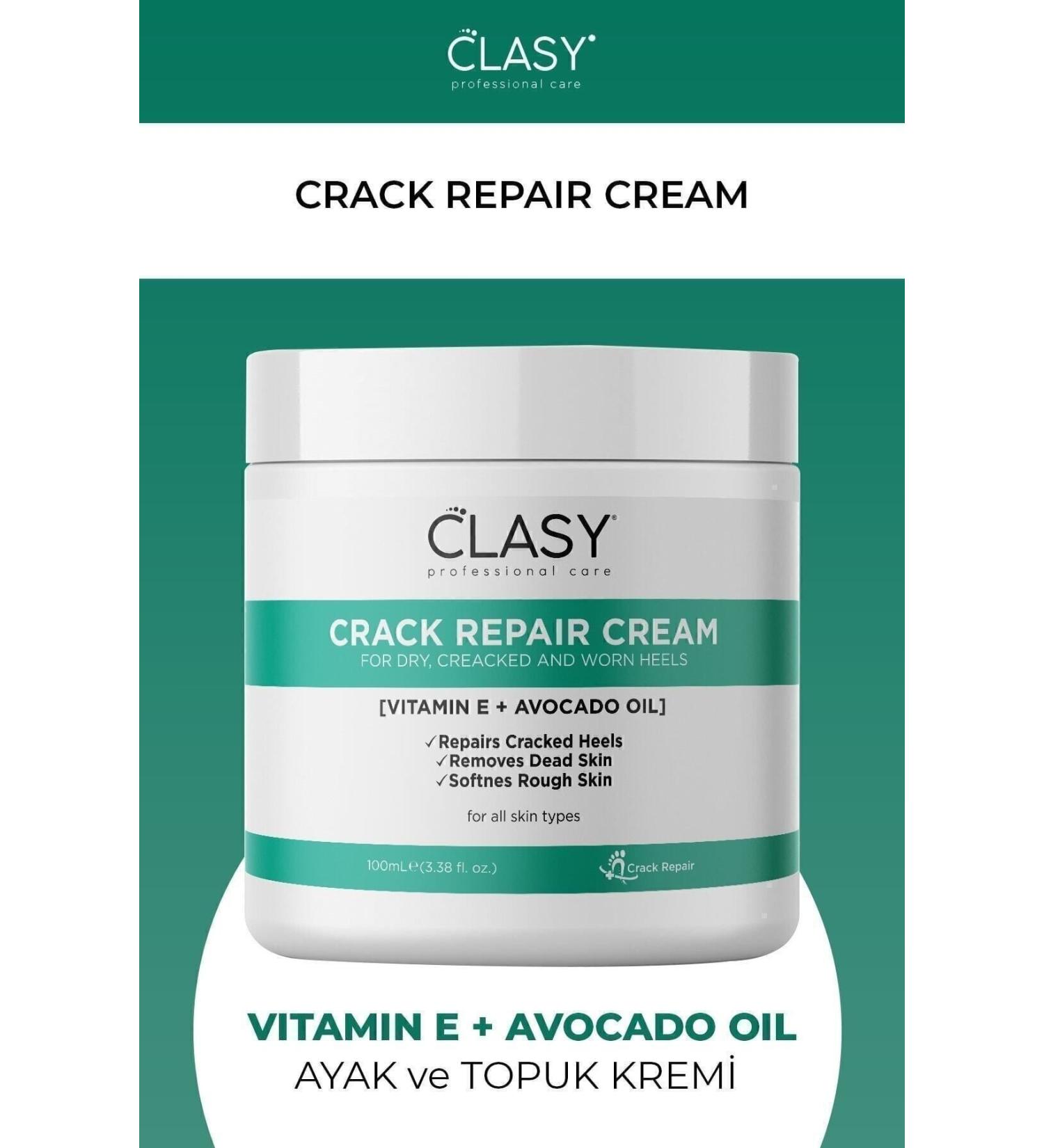 Clasy Care Clasy Cream Crack Repair Cream - Foot and Heel Crack Cream - Buy Online on GoSupps.com