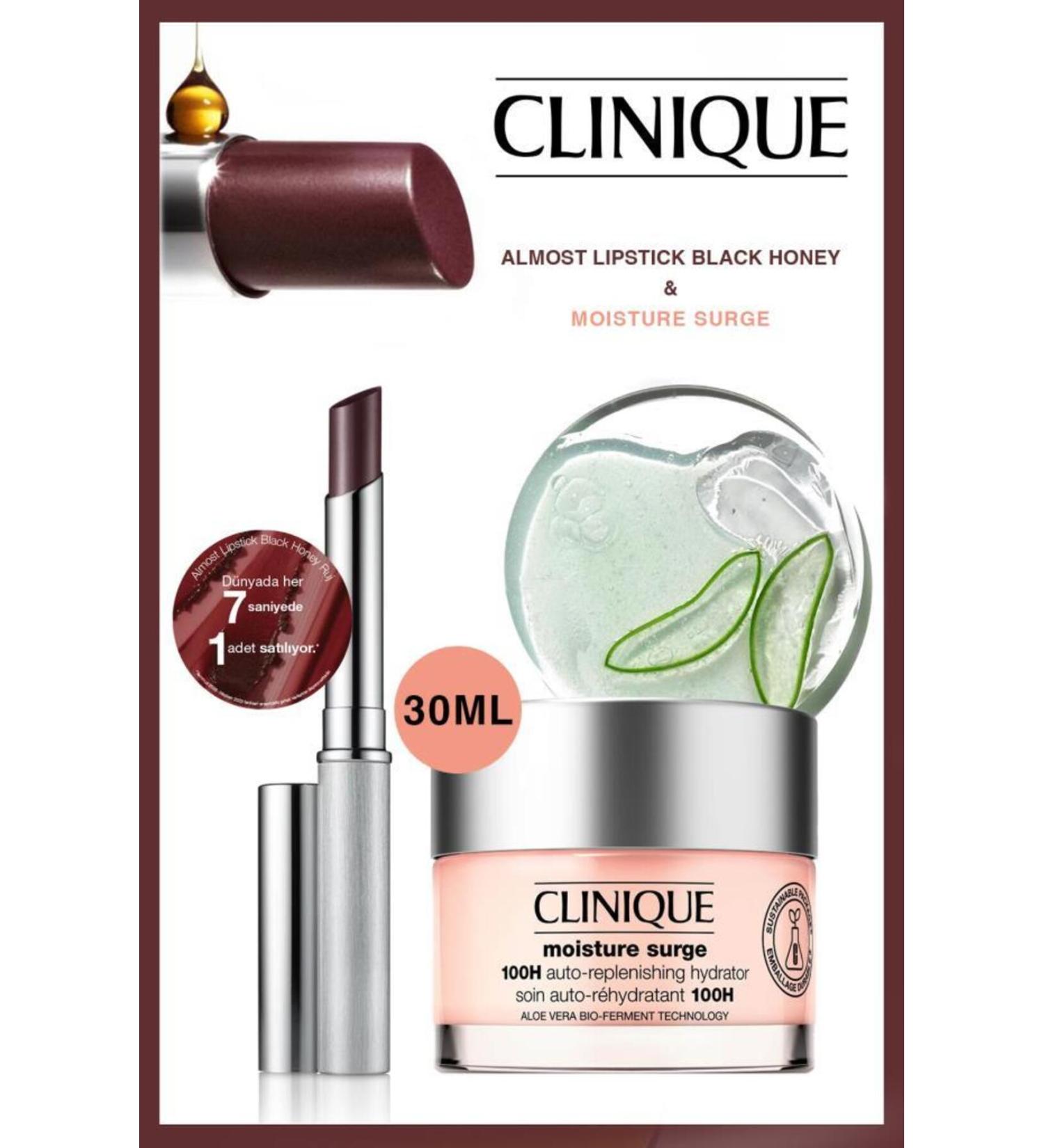 Clinique Black Honey-Moisture Surge Moisture Lip and Skin Care Cream 30ml - Buy Online on GoSupps.com