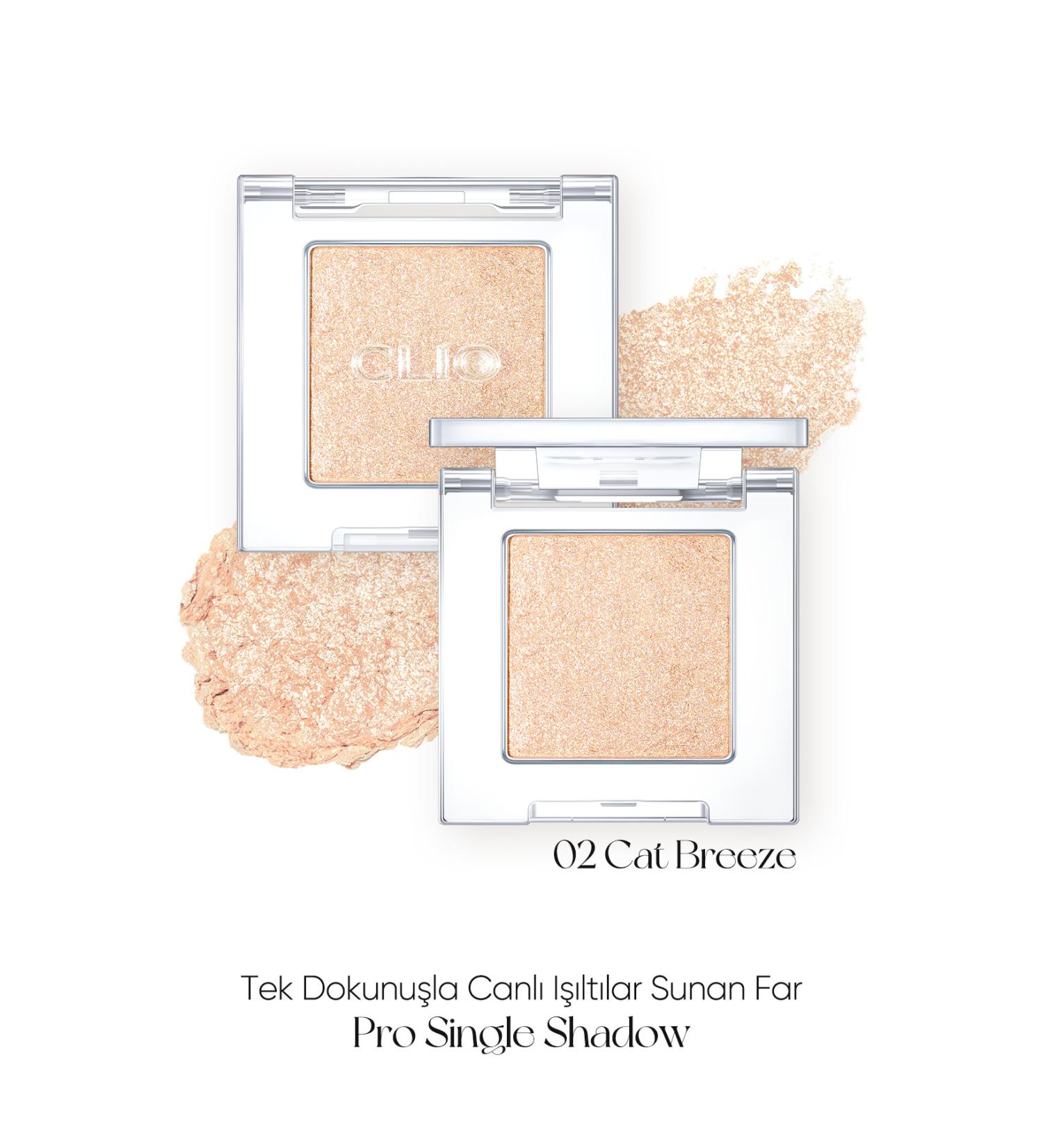 CLIO Pearl Shimmer Creamy Texture Single Shadow Clio Pro Single Shadow (23FW) (G02 Cat Breeze) - Buy Online on GoSupps.com