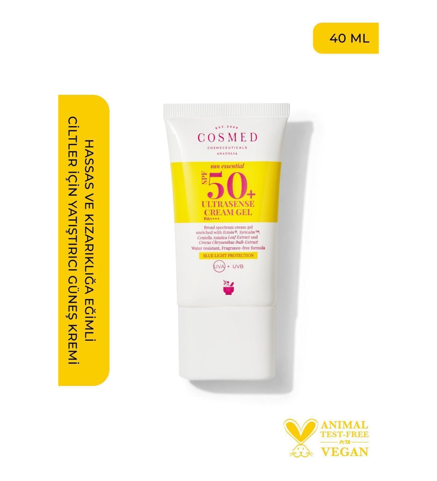 COSMED Sun Essential - Ultrasense Cream Gel Spf 50+ 40 ml