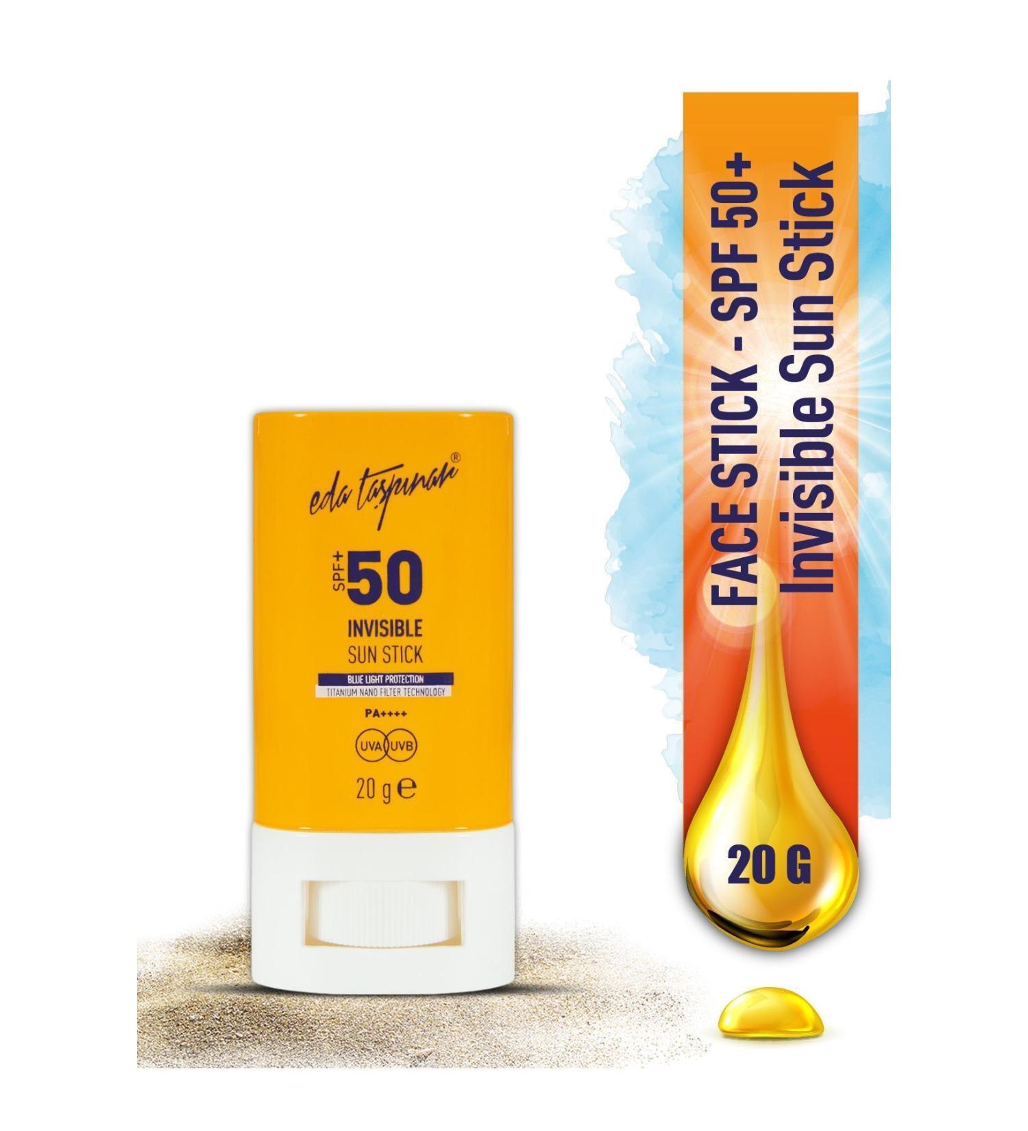 Eda Ta p nar SPF 50+ Invisible Sun Protection Face Stick (EGY0032) - Buy Online on GoSupps.com