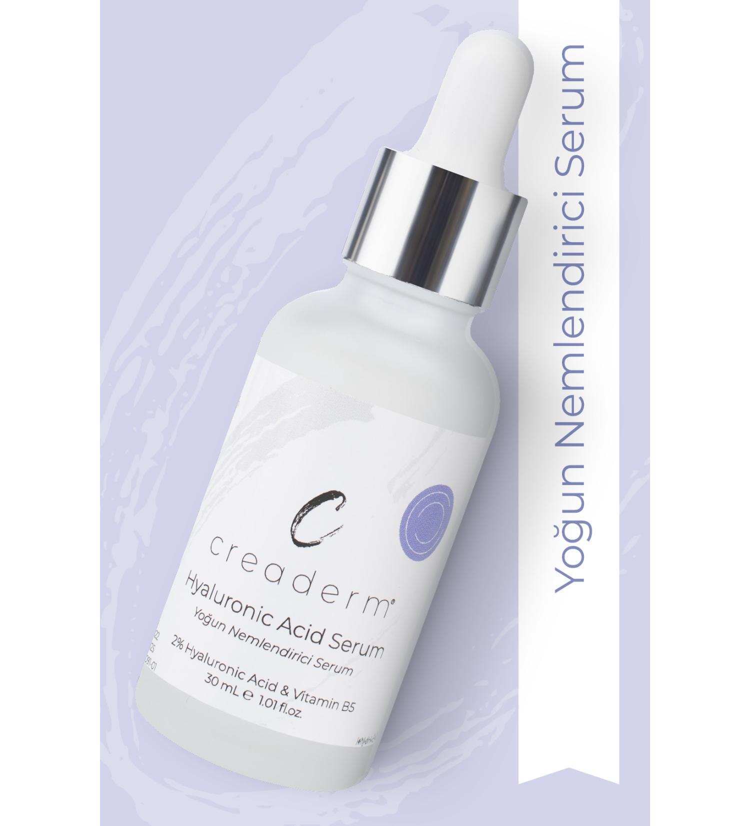 CREADERM Intensive Moisturizing Serum (2% Hyaluronicacid & Vitamin B5) - Buy Online on GoSupps.com