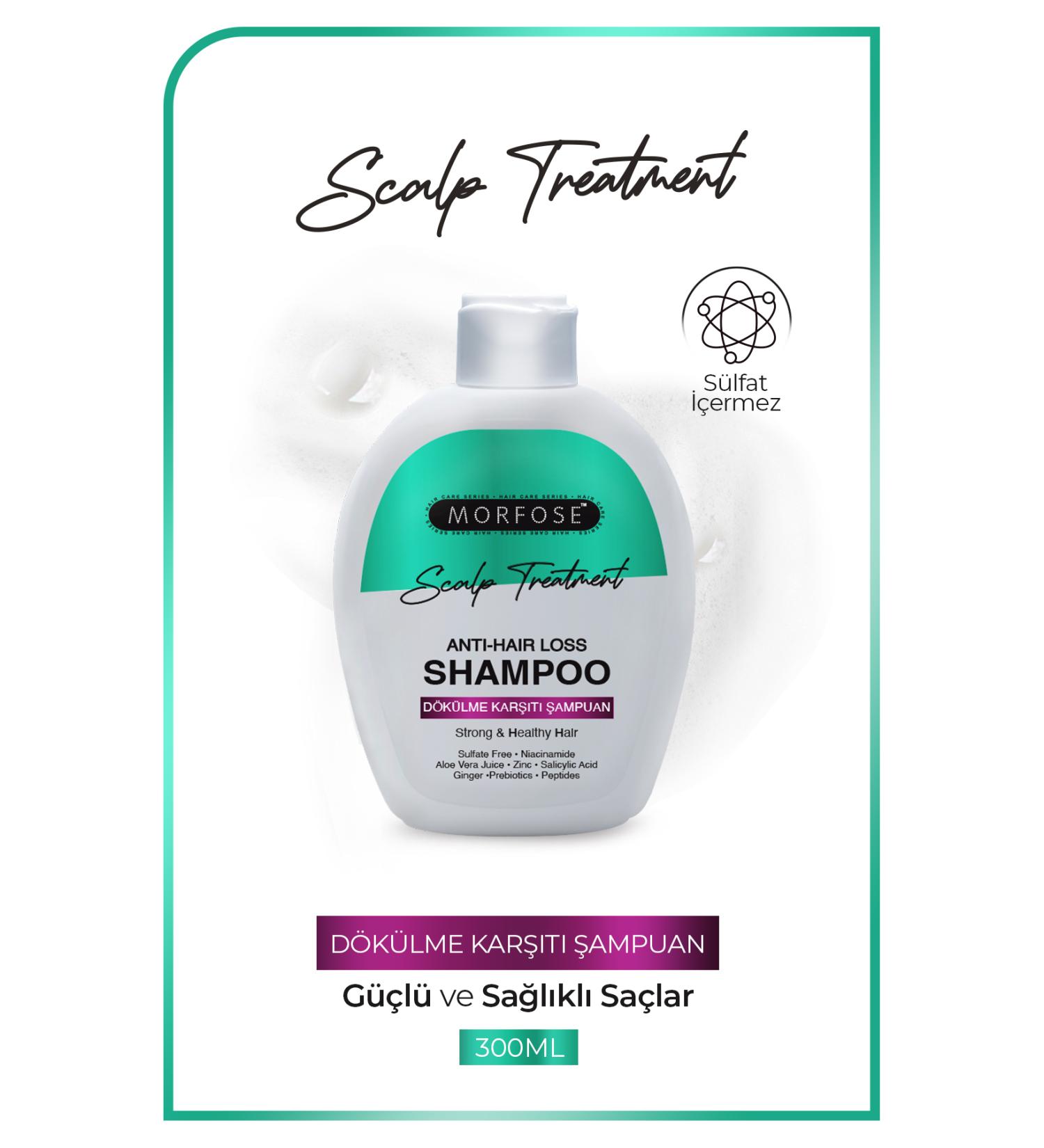 Morfose Scalp Treatment Anti-Hair Loss Shampoo 300 ml - Buy Online on GoSupps.com
