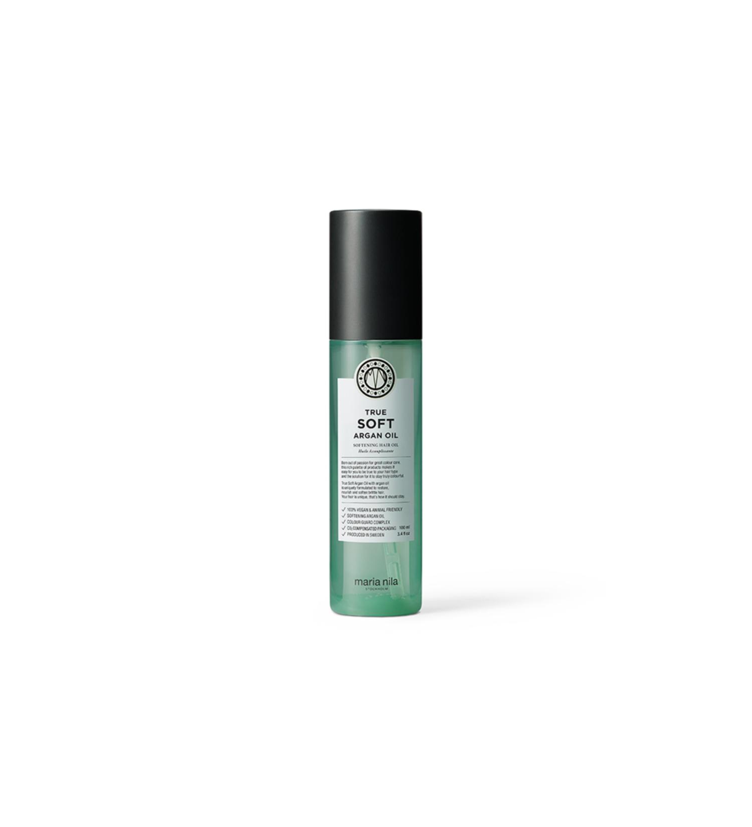 Maria Nila True Soft Nourishing Moisturizing Argan Oil for Dry Brittle Hair 100ml