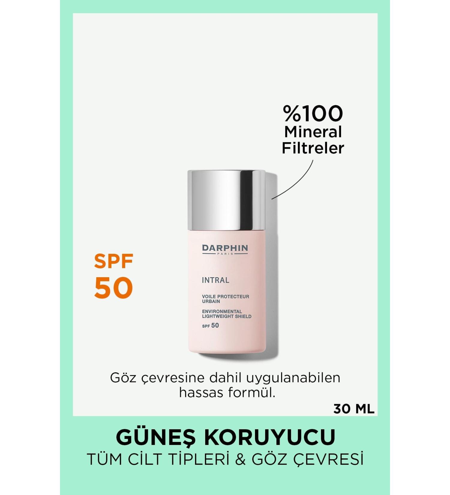 Darphin Make-up Base SPF 50 Moisturizer- Intral Environmental Lightweight Shield 30 ml - Buy Online on GoSupps.com