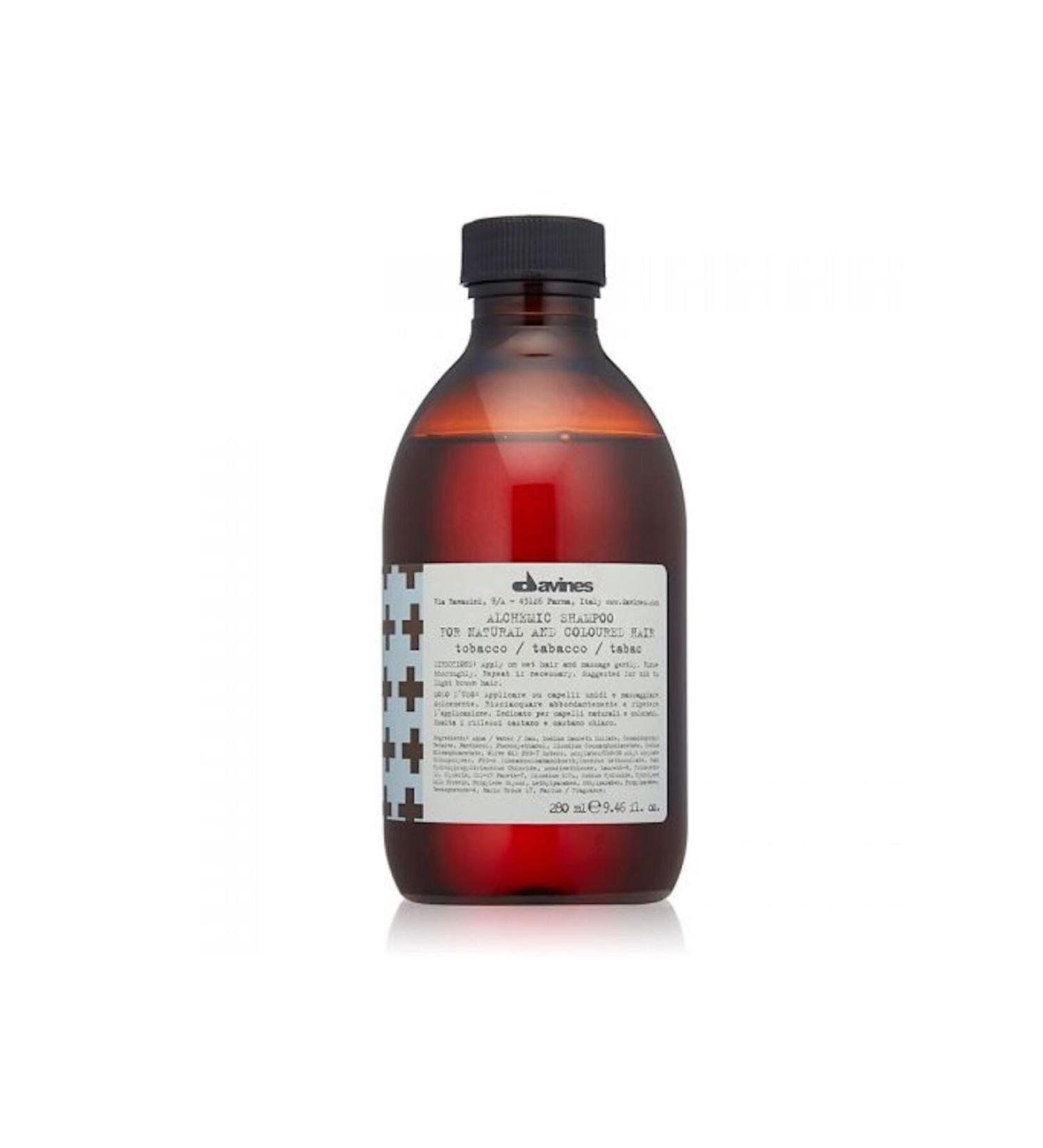 Davines Alchemic Shampoo Tobacco 280 ml For Colored Hairevahairsaloon82