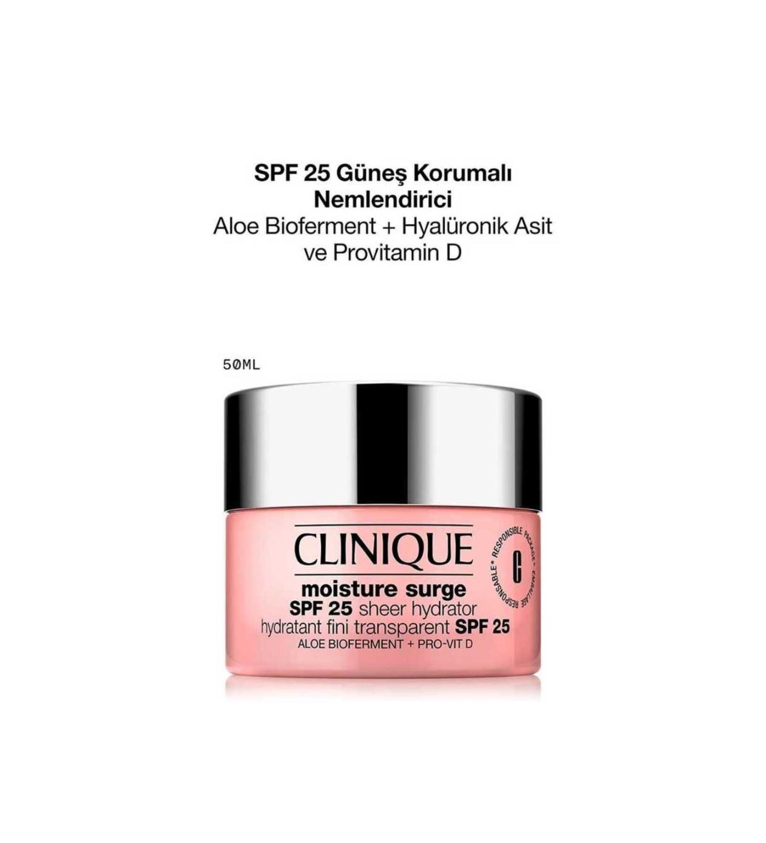 Clinique Moisture Surge Spf 25 Moisturizing Face Cream - 50ml - Buy Online on GoSupps.com
