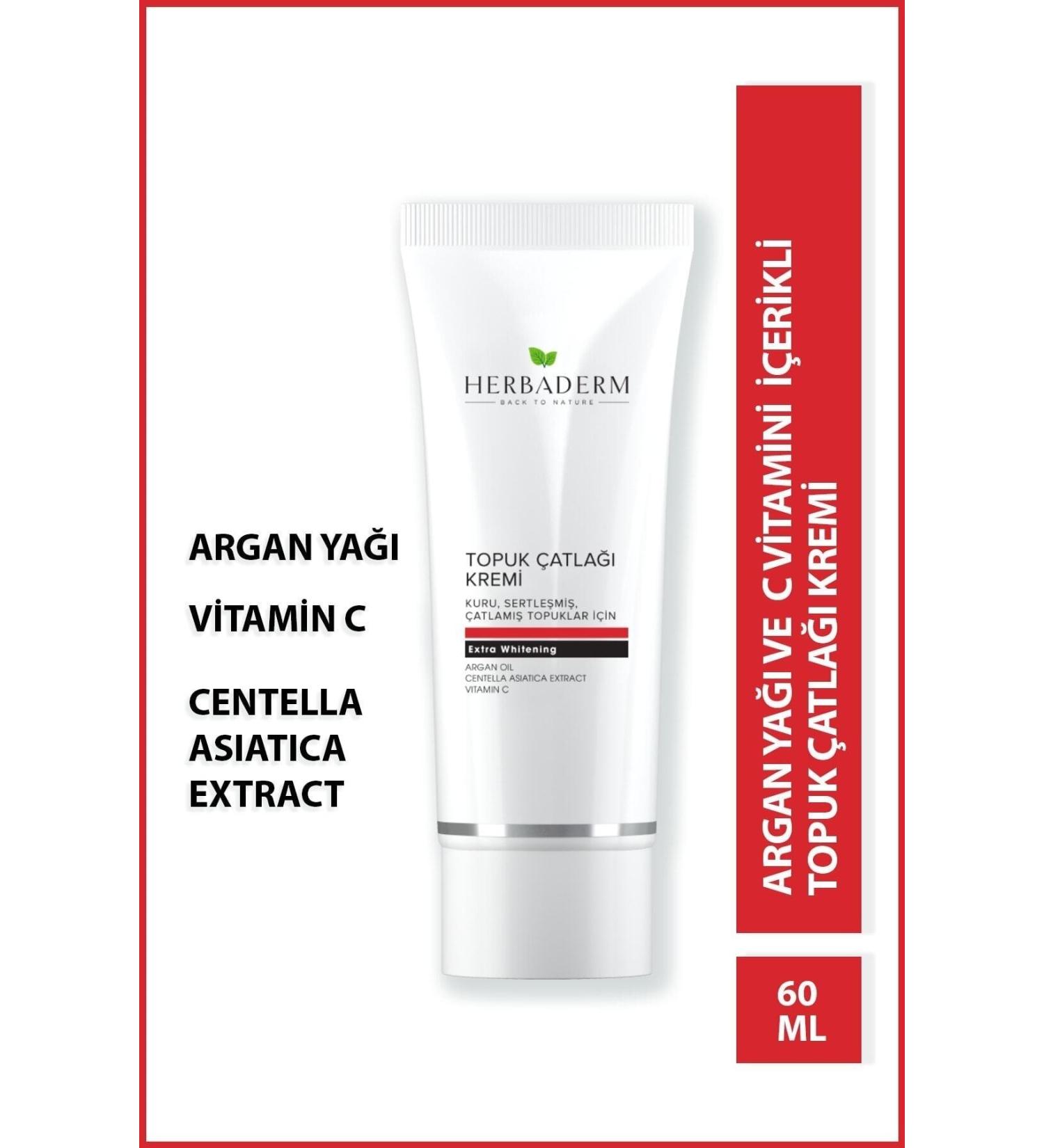 Herbaderm Foot and Heel Crack Care Cream with Argan Oil 60 ml - Buy Online on GoSupps.com