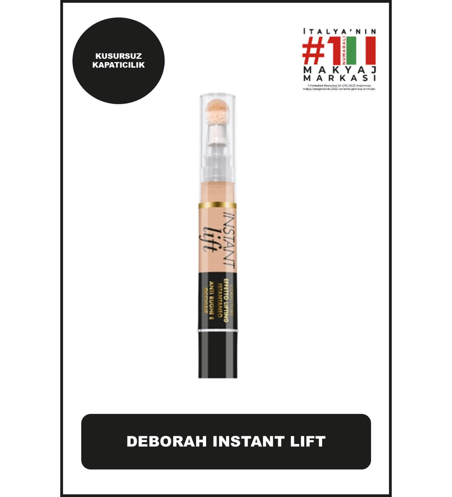 Deborah Milano Instant Lift Concealer No: 02 Beige
