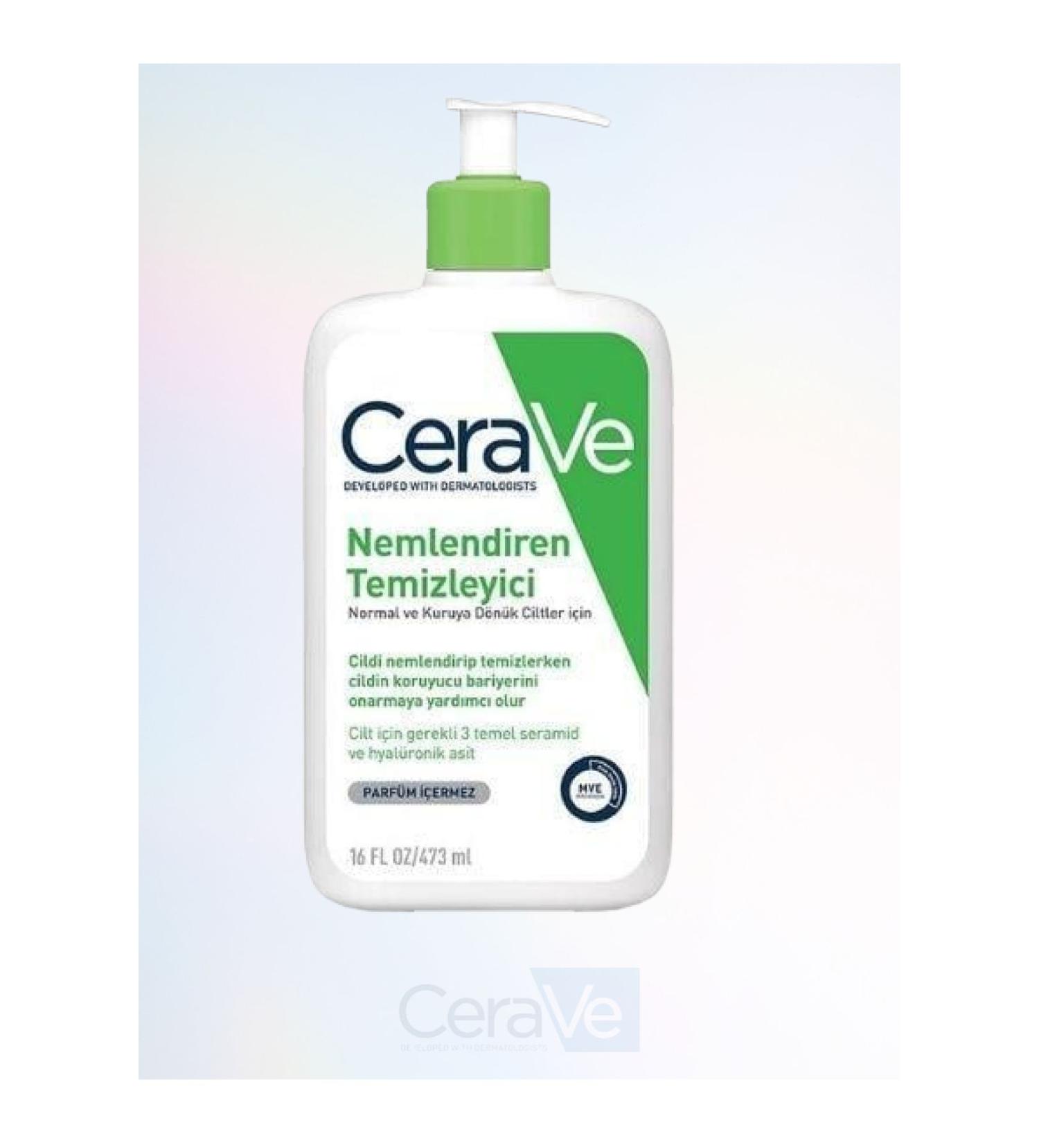 CeraVe MOISTURIZING CLEANSER 473 ML Normal and dry skin Contains ceramide and hyaluronic acid