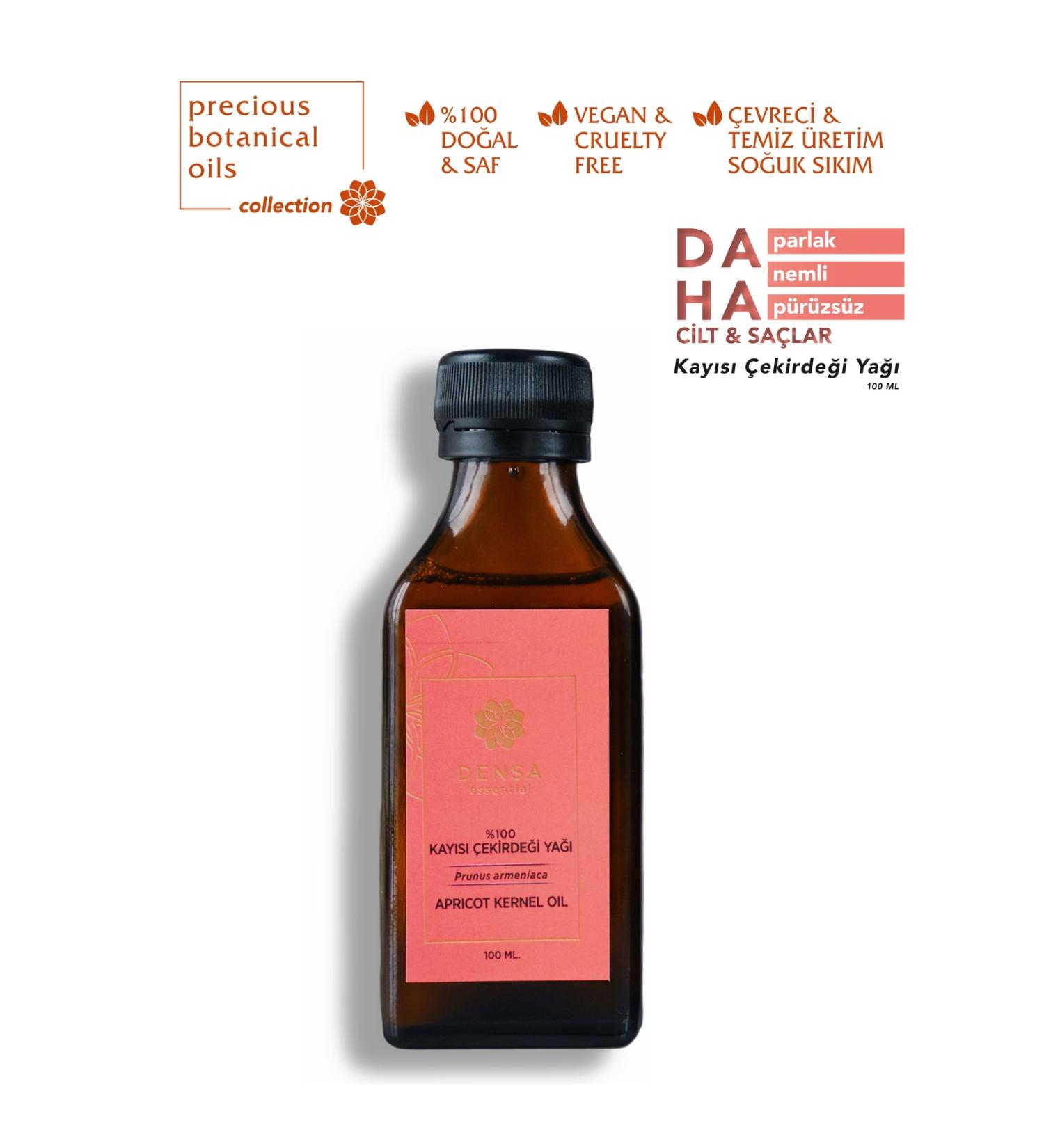 Densa Essential 0 Pure Apricot Kernel Oil Cold Pressed 100 Ml