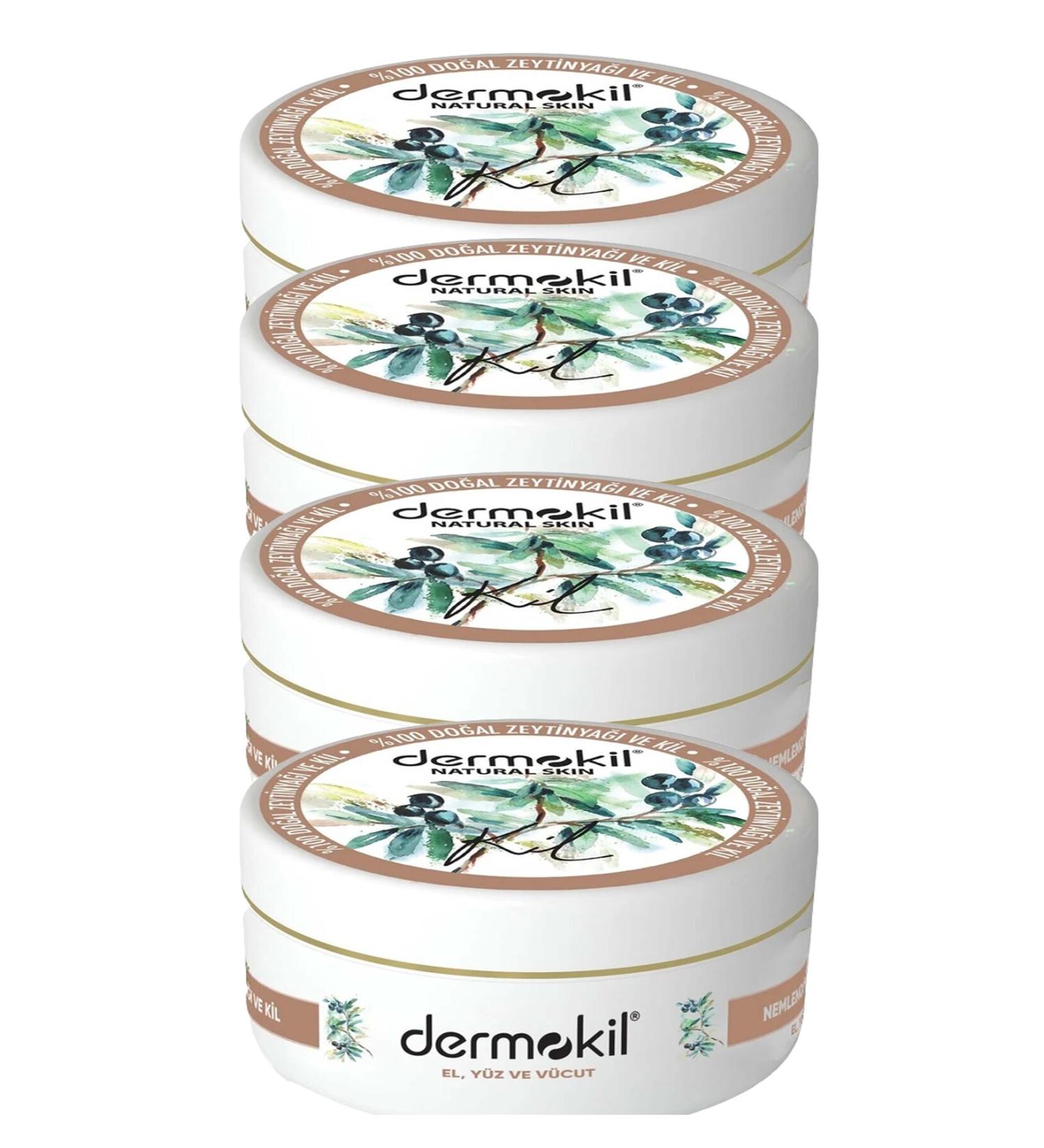 Dermokil DERMOKIL HAND AND FACE CARE CREAM OLIVE OIL 300ML X 4 PIECES